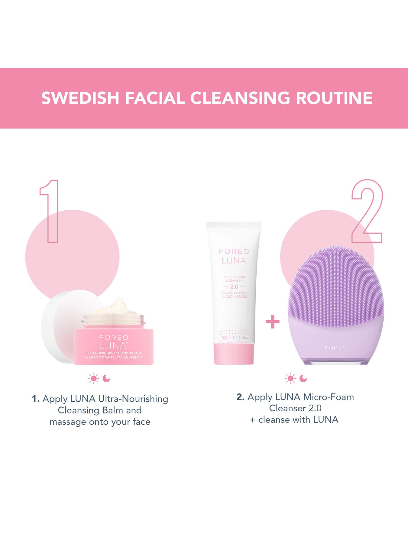 Luna 4 Mini Smart 2 Zone Facial Cleansing Device