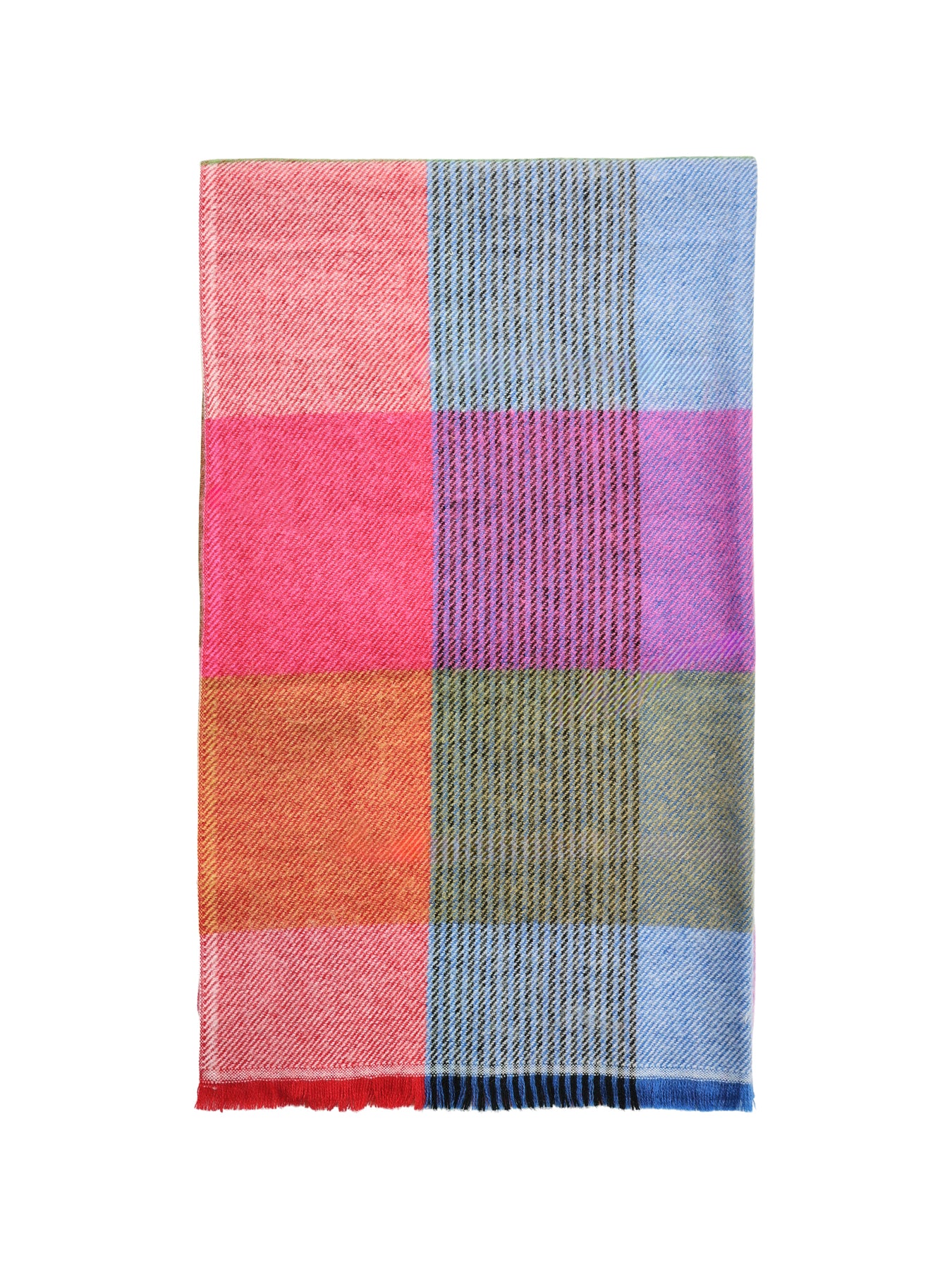 Multi Check Scarf