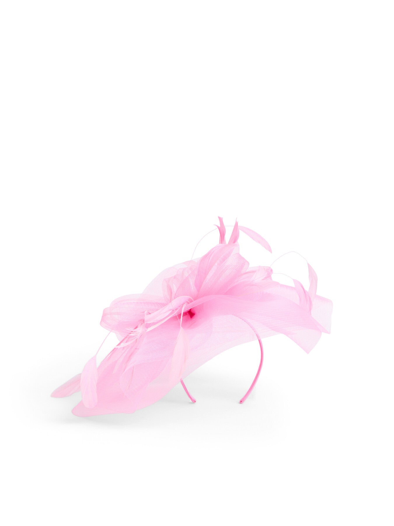 Large Crinoline Feathers Fascinator