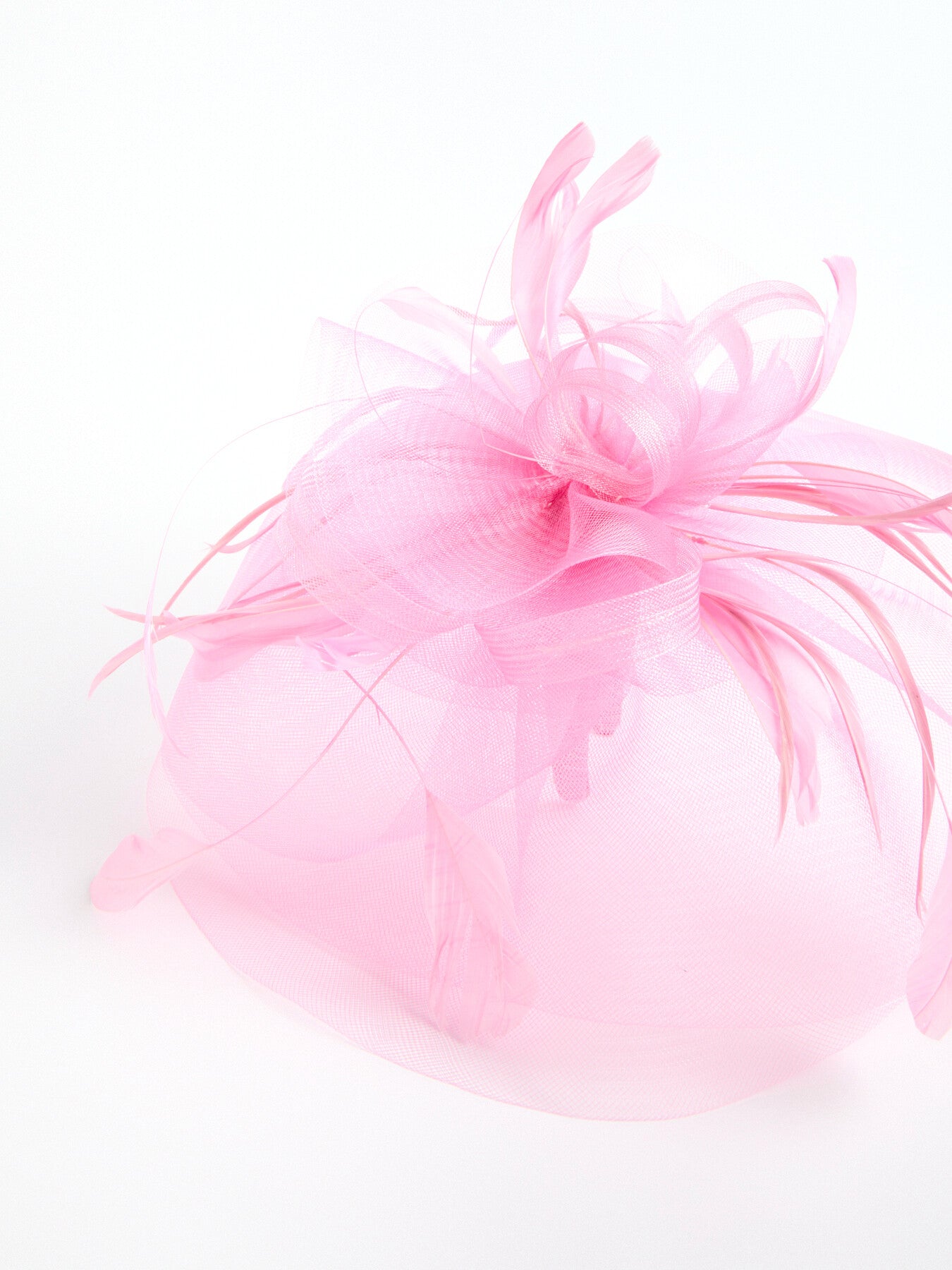 Large Crinoline Feathers Fascinator