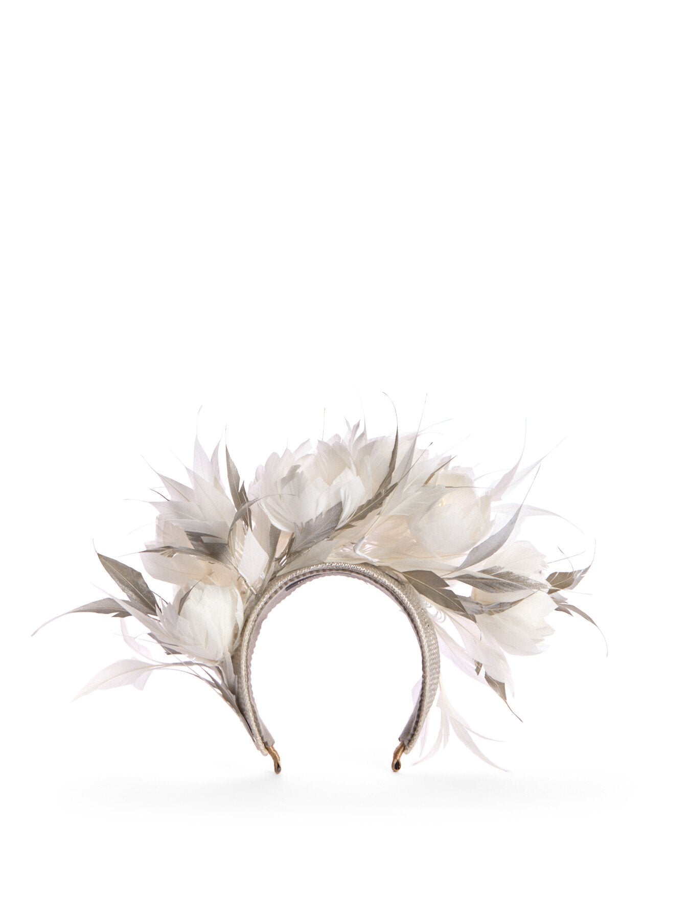 Feather Flower Mount Fascinator