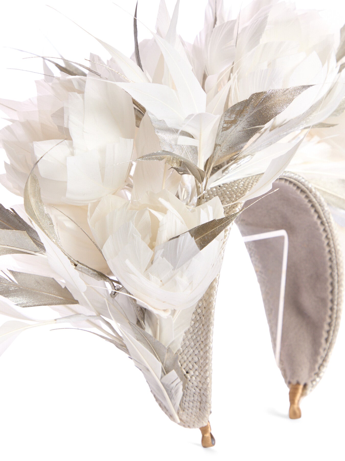 Feather Flower Mount Fascinator