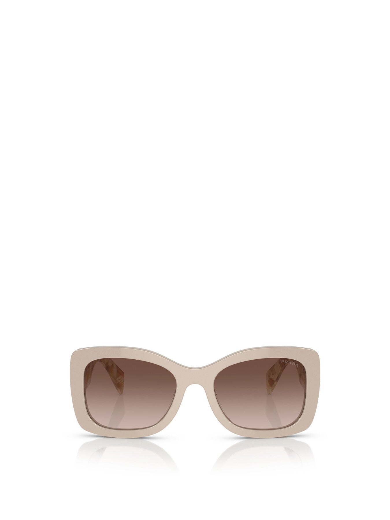 PR A08S Oversized Contrast Arm Acetate Sunglasses