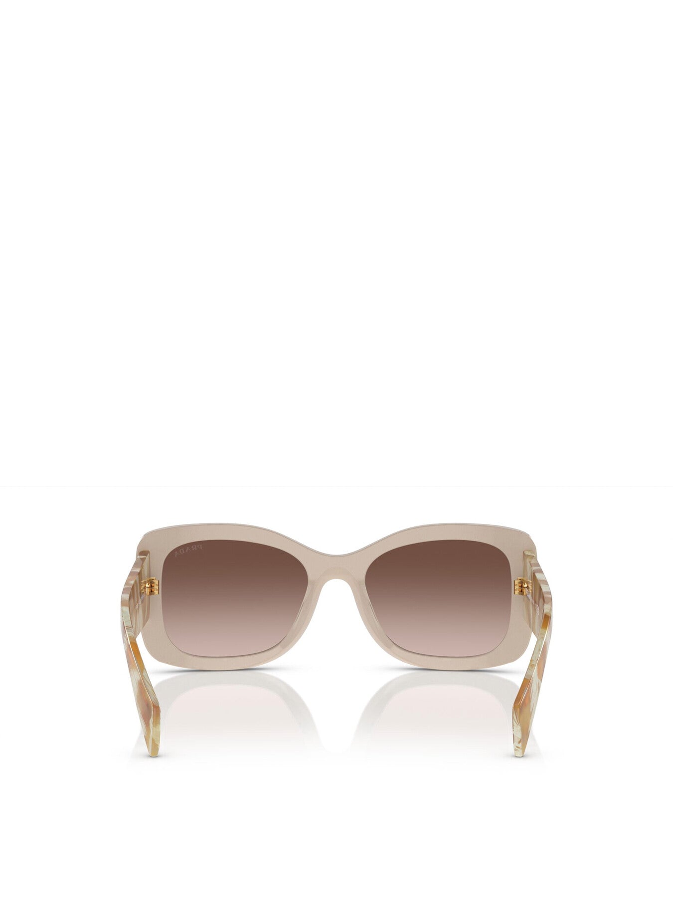 PR A08S Oversized Contrast Arm Acetate Sunglasses