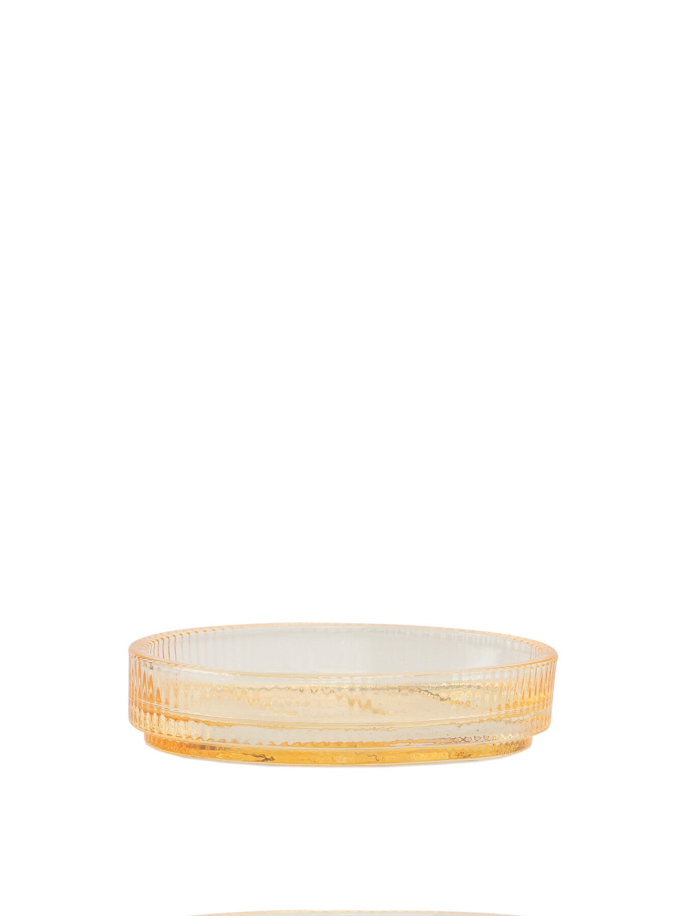 Yellow Glass Bathroom Soap Dish