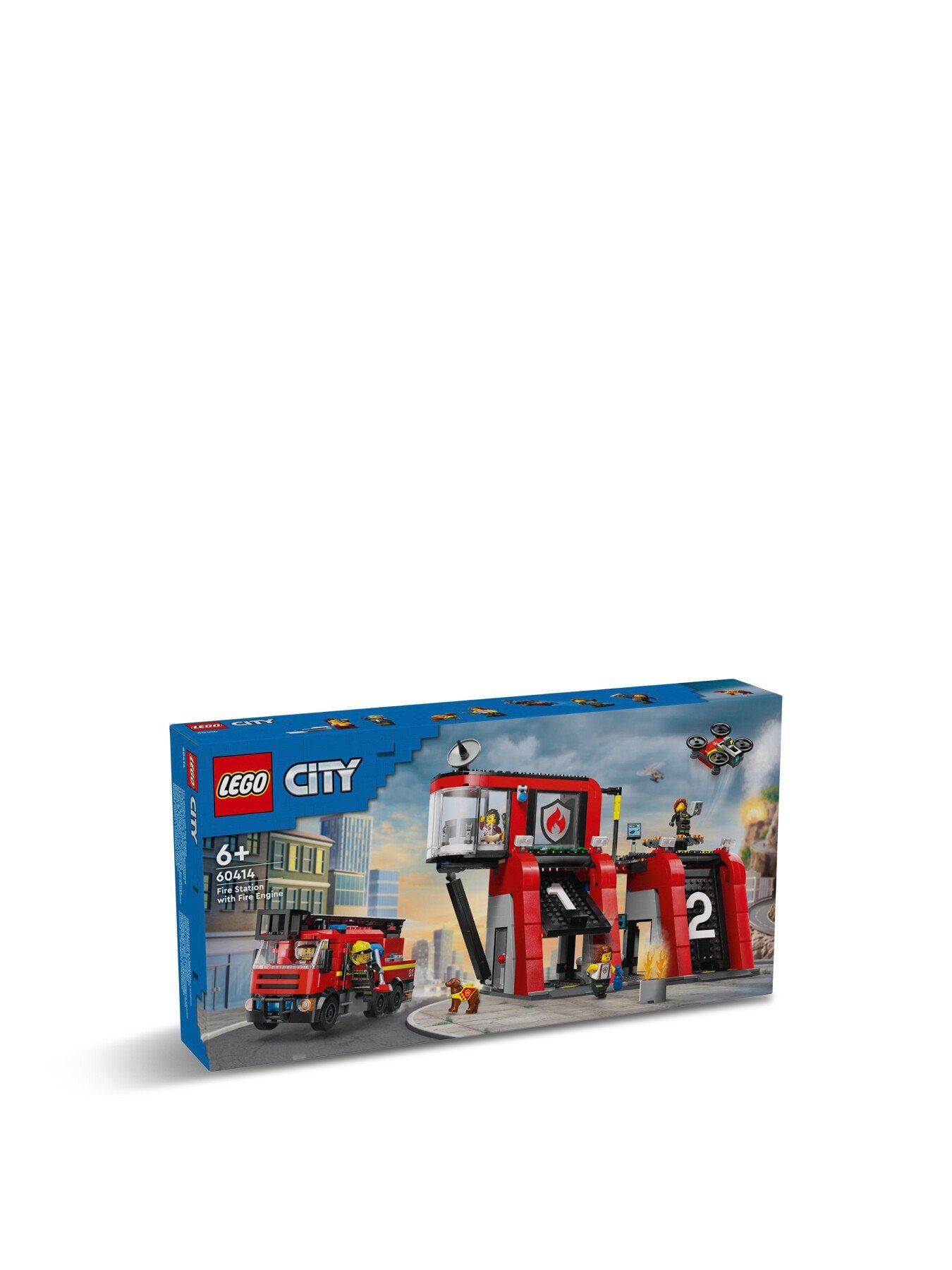 Fire Station with Fire Engine 60414