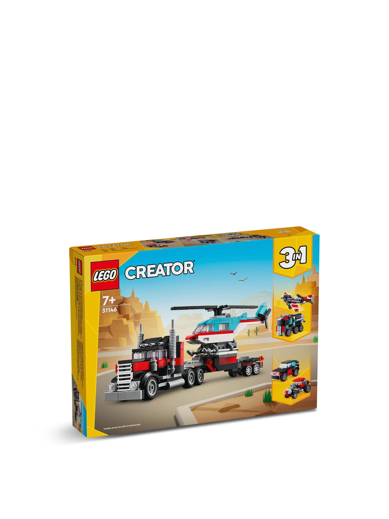 Flatbed Truck with Helicopter 31146