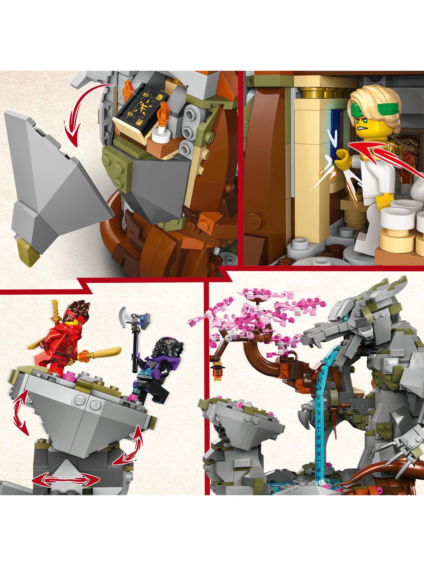 LEGO NINJAGO Dragon Stone Shrine Buildable Model
