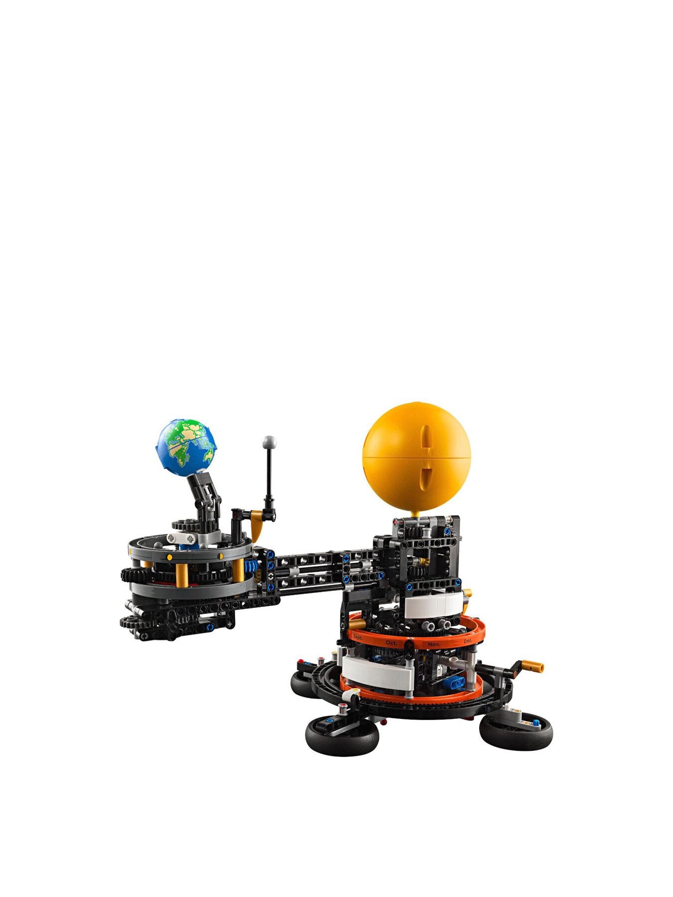 Planet Earth and Moon in Orbit 42179