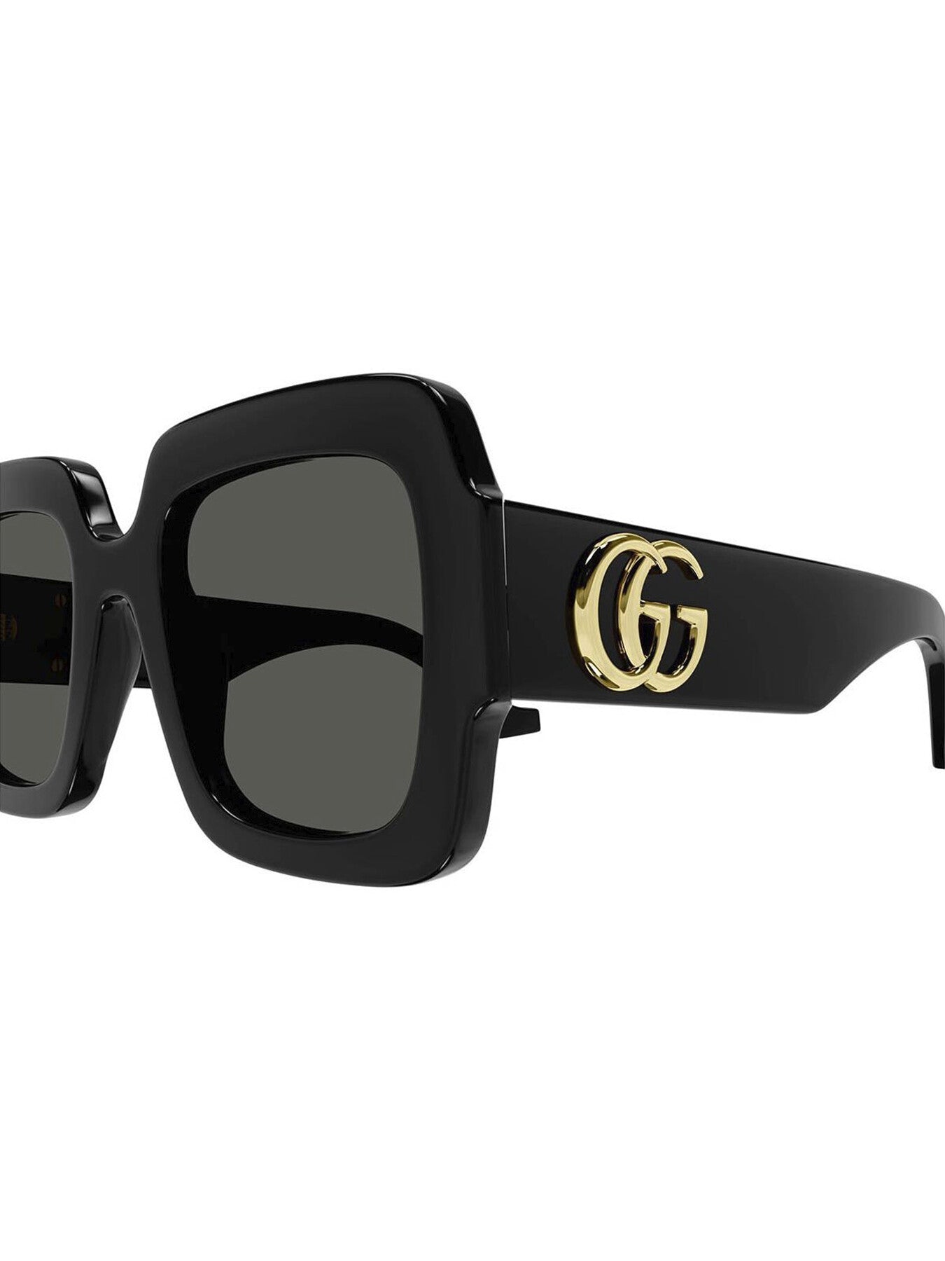 GG1547S Gucci Logo Recycled Acetate Square Sunglasses