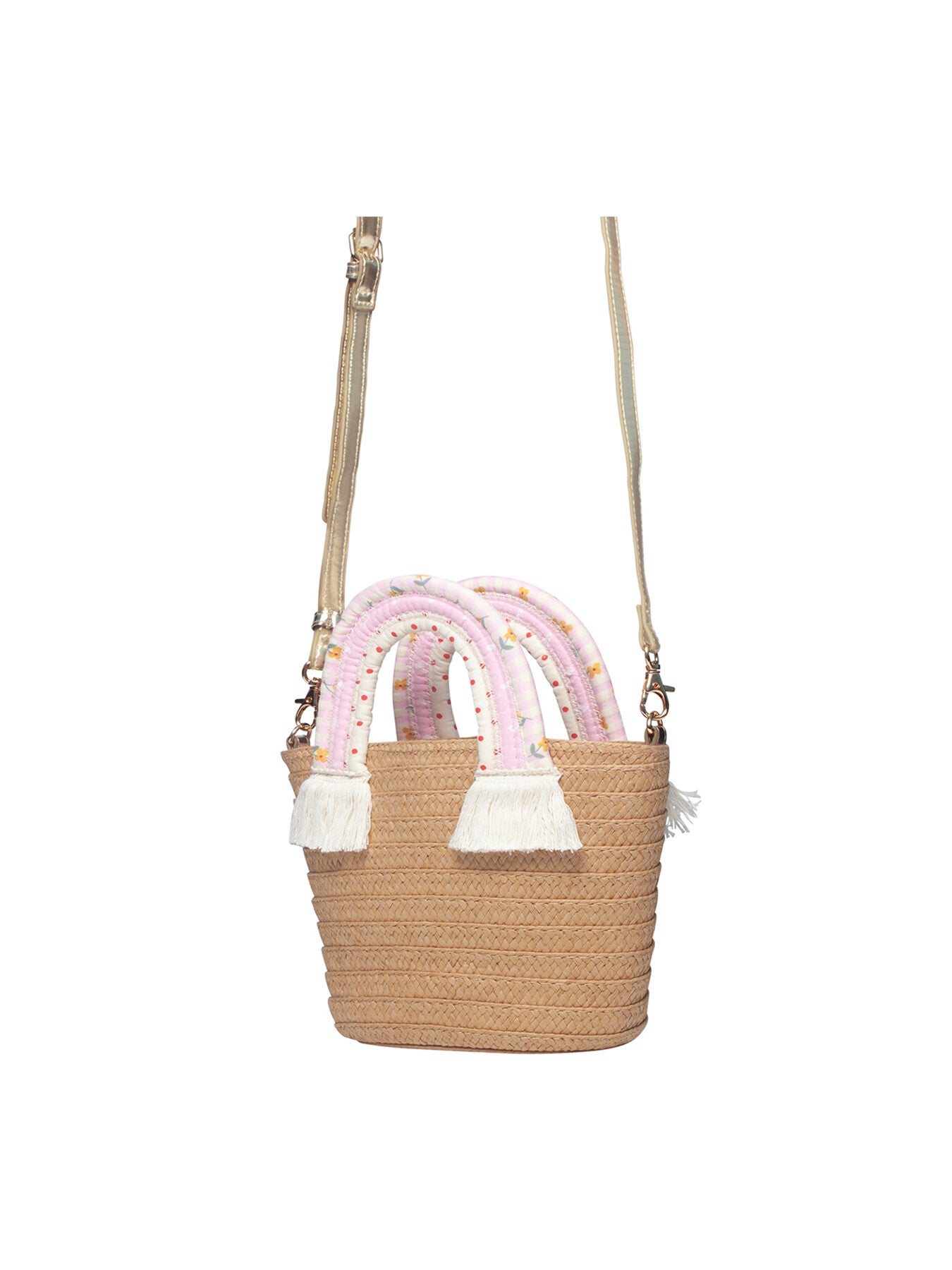 Picnic Rainbow Handle Basket