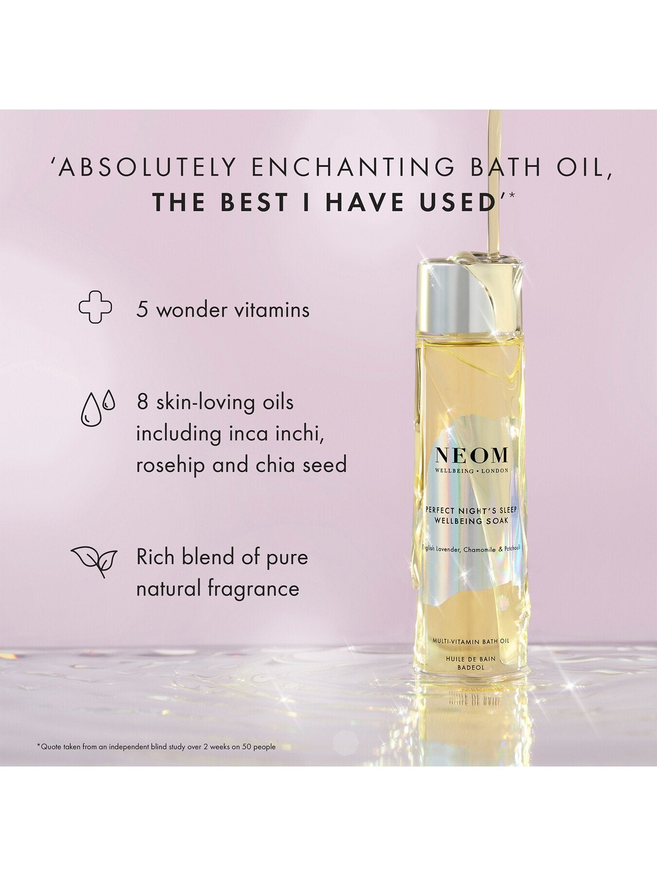 Real Luxury Wellbeing Soak Multi-Vitamin Bath Oil 100ml