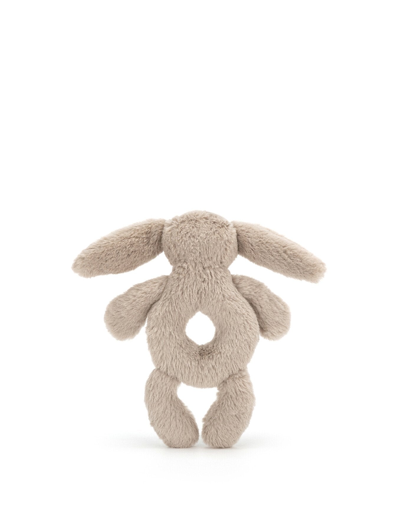 Bashful Beige Bunny Ring Rattle