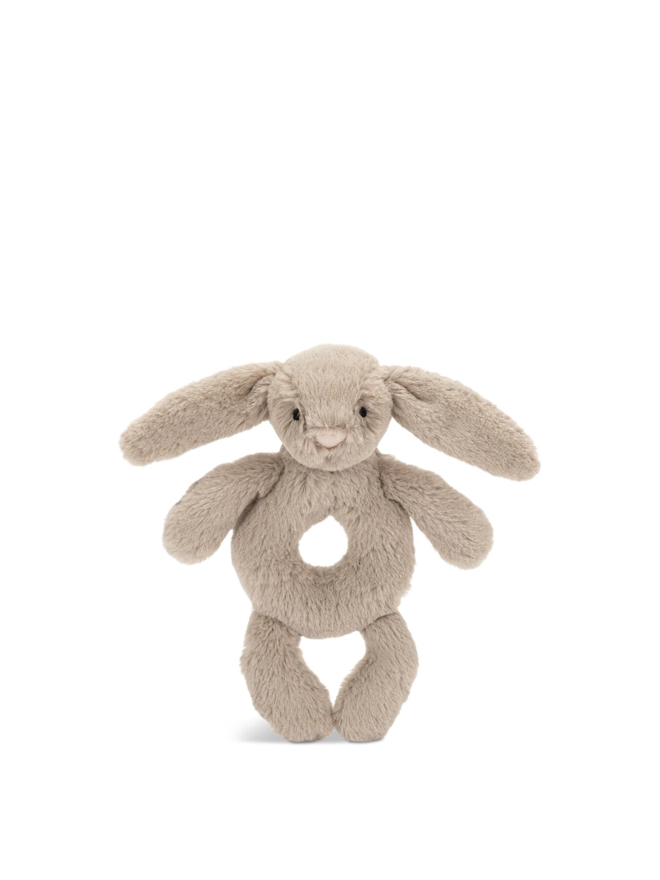 Bashful Beige Bunny Ring Rattle