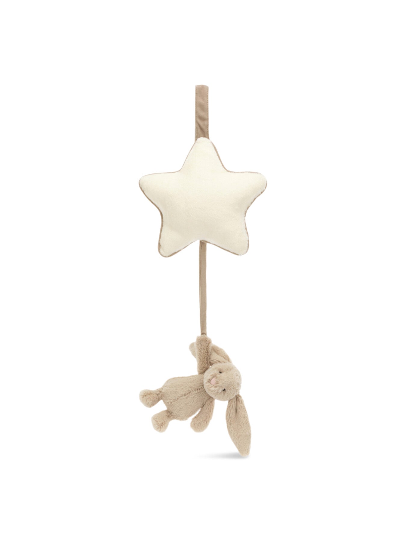 Bashful Beige Bunny Musical Pull