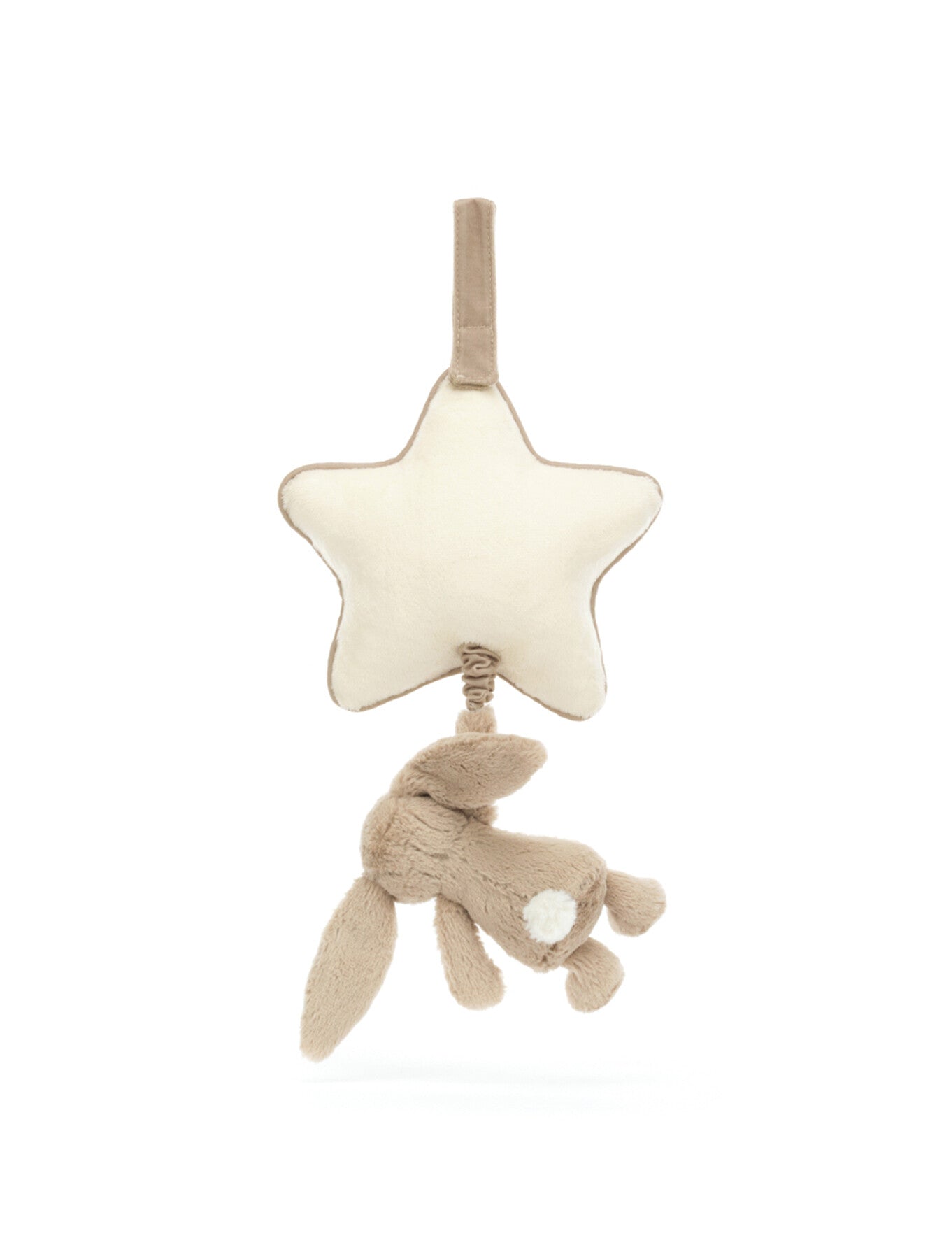 Bashful Beige Bunny Musical Pull