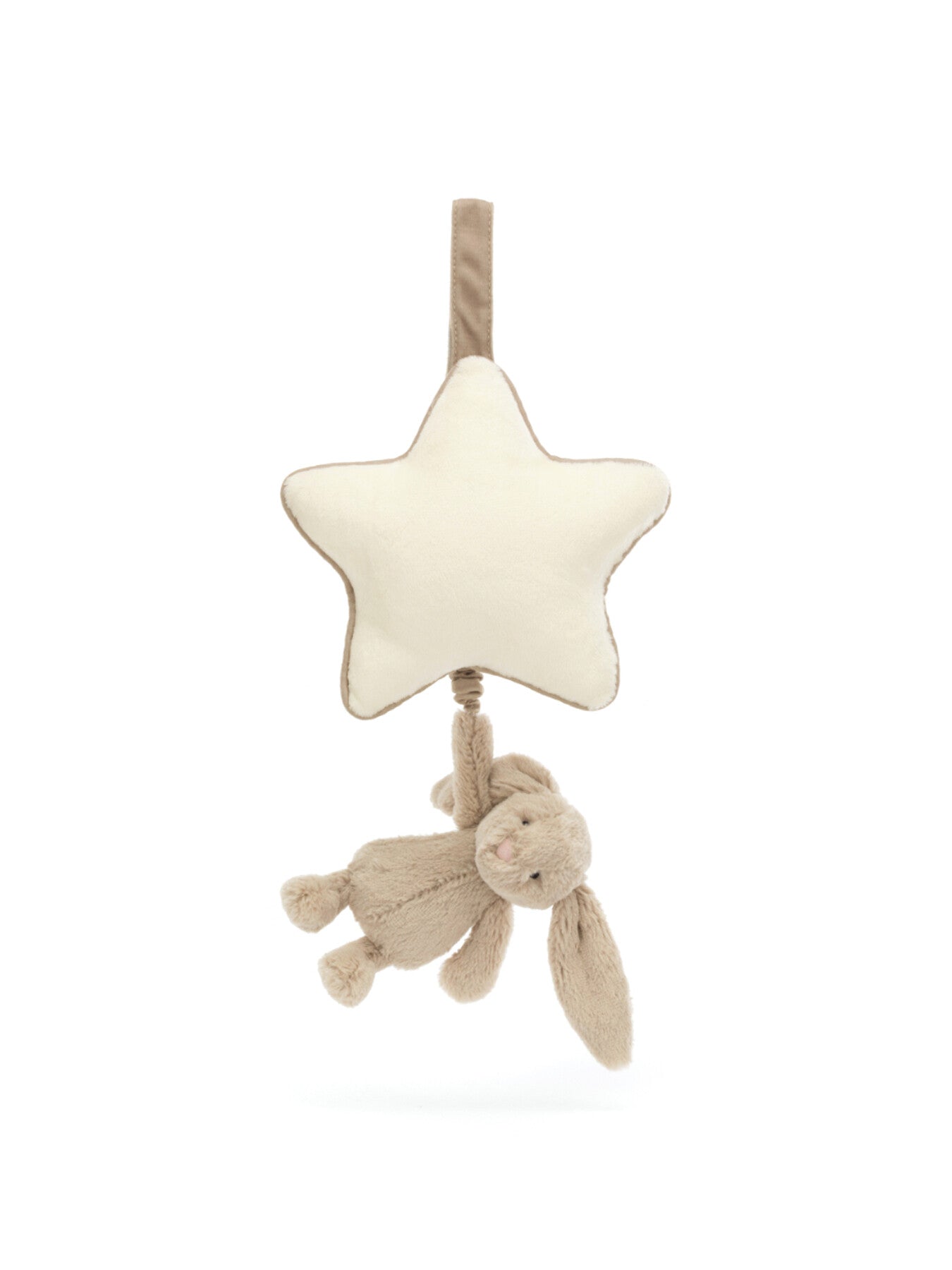 Bashful Beige Bunny Musical Pull