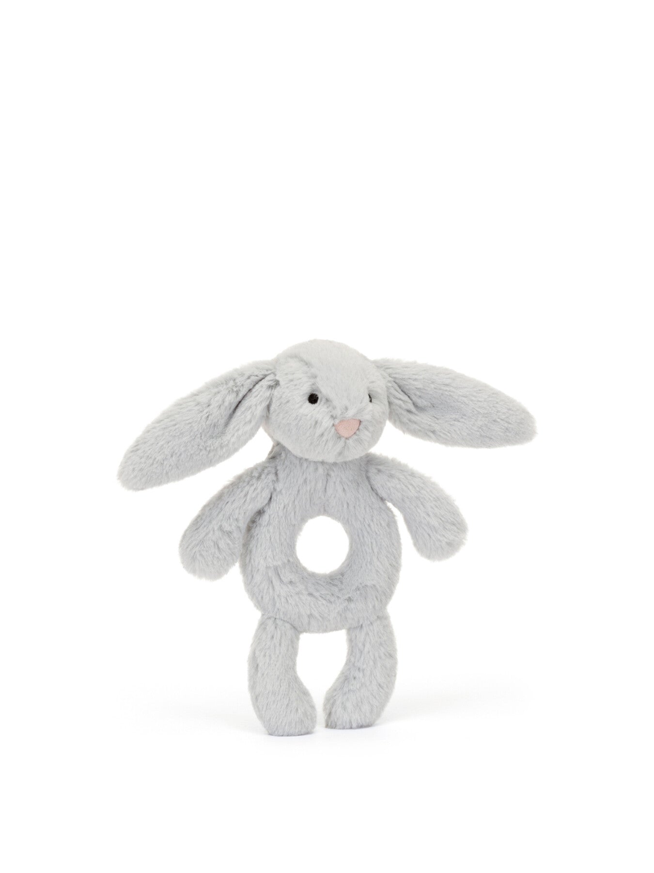 Bashful Silver Bunny Ring Rattle