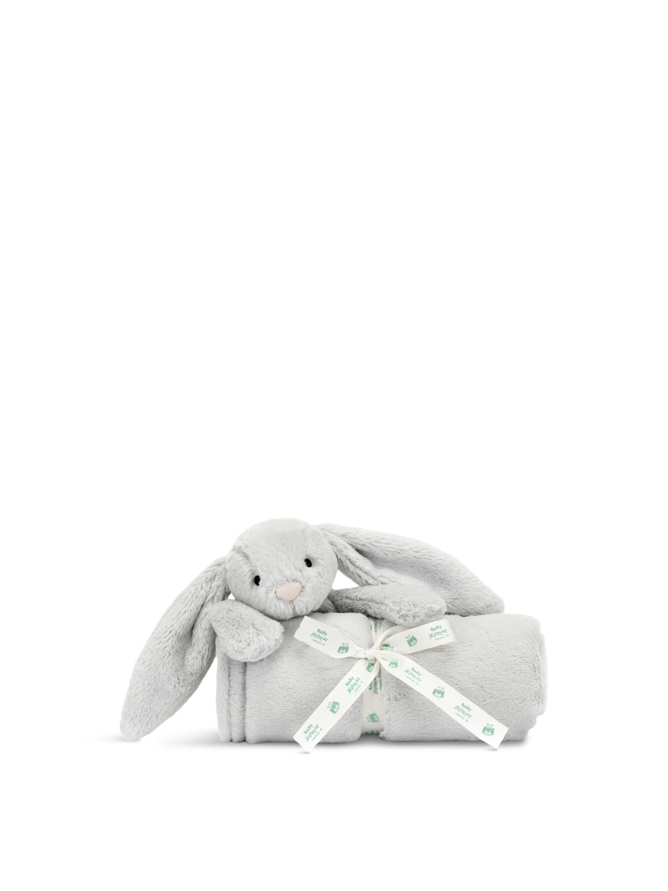 Bashful Silver Bunny Blankie
