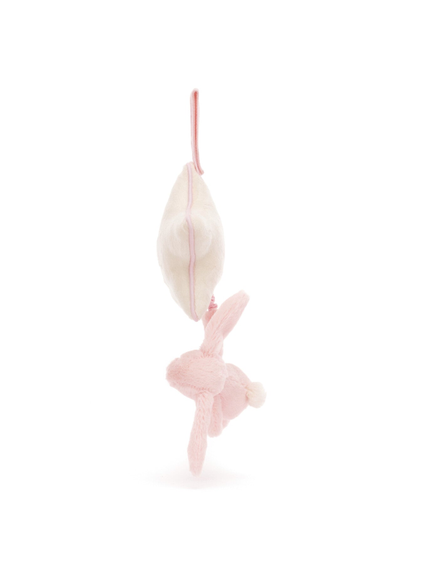 Bashful Pink Bunny Musical Pull