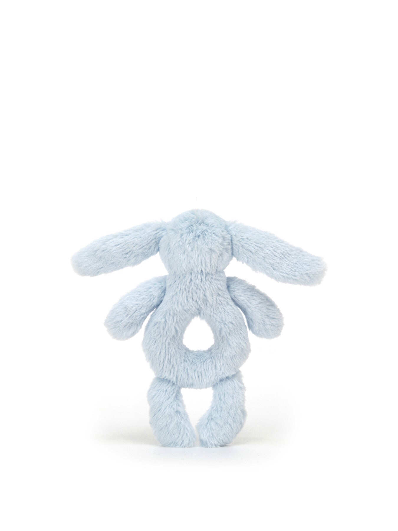 Bashful Blue Bunny Ring Rattle
