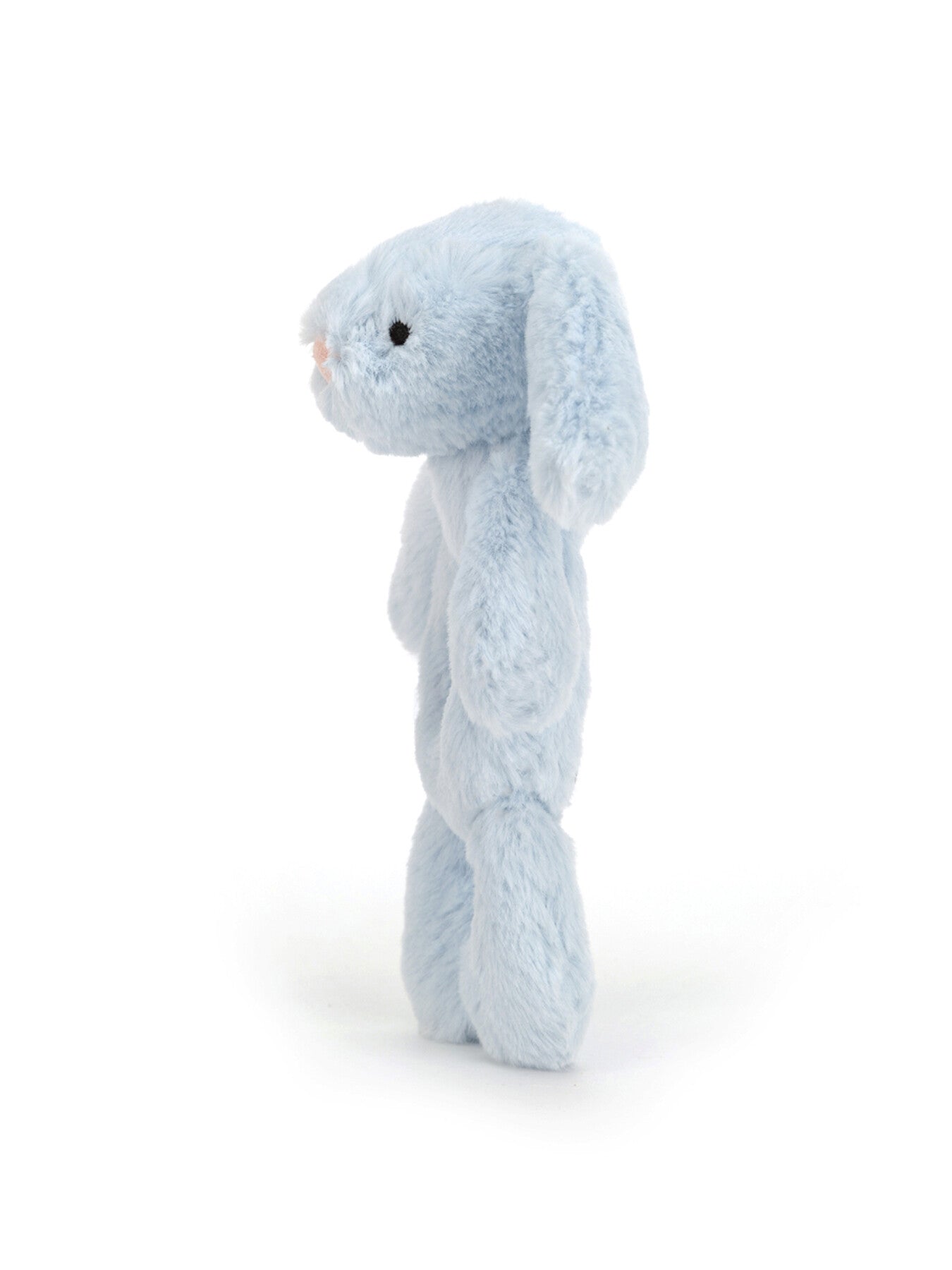 Bashful Blue Bunny Ring Rattle
