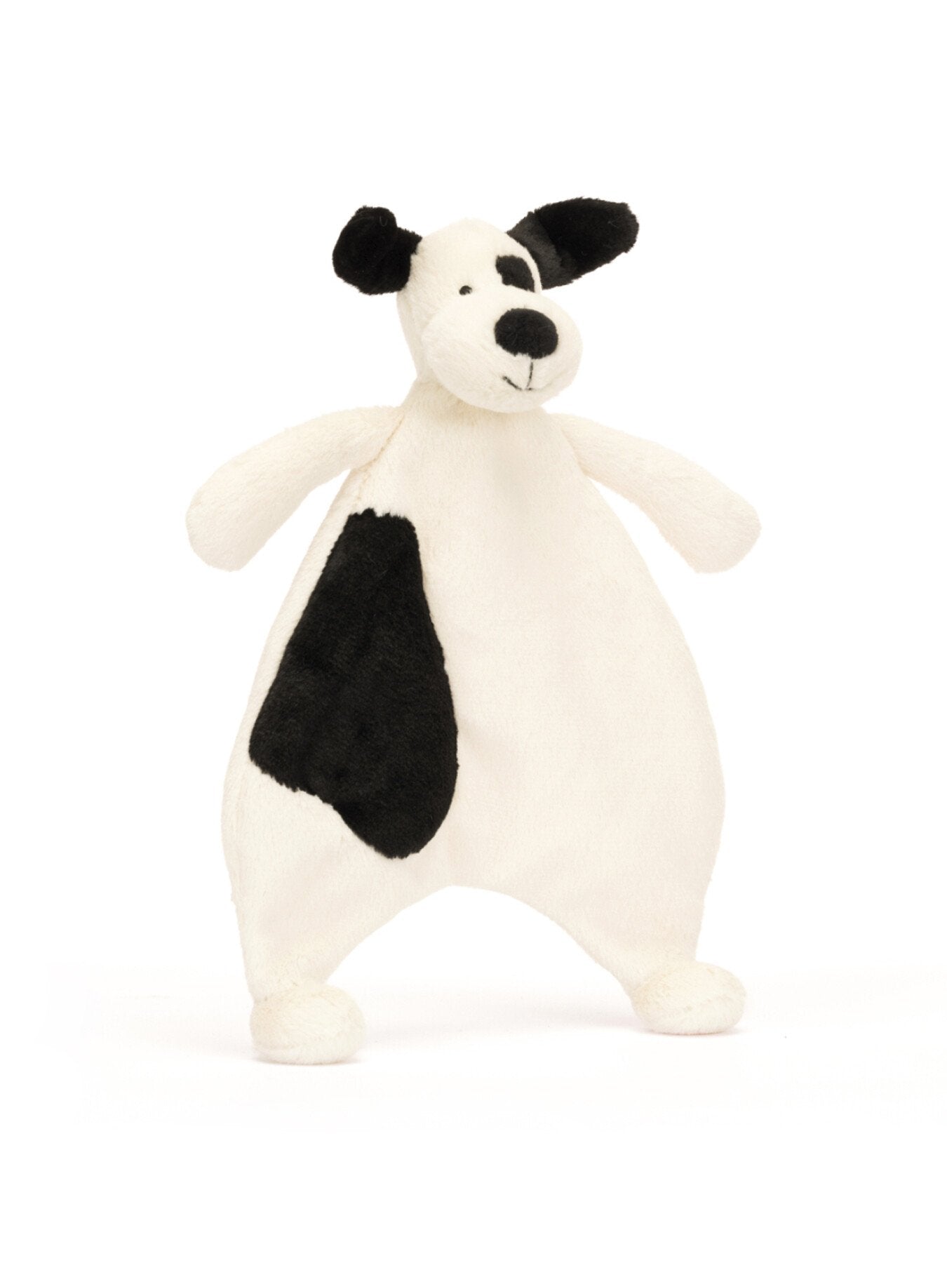 Bashful Black Cream Puppy Comforter