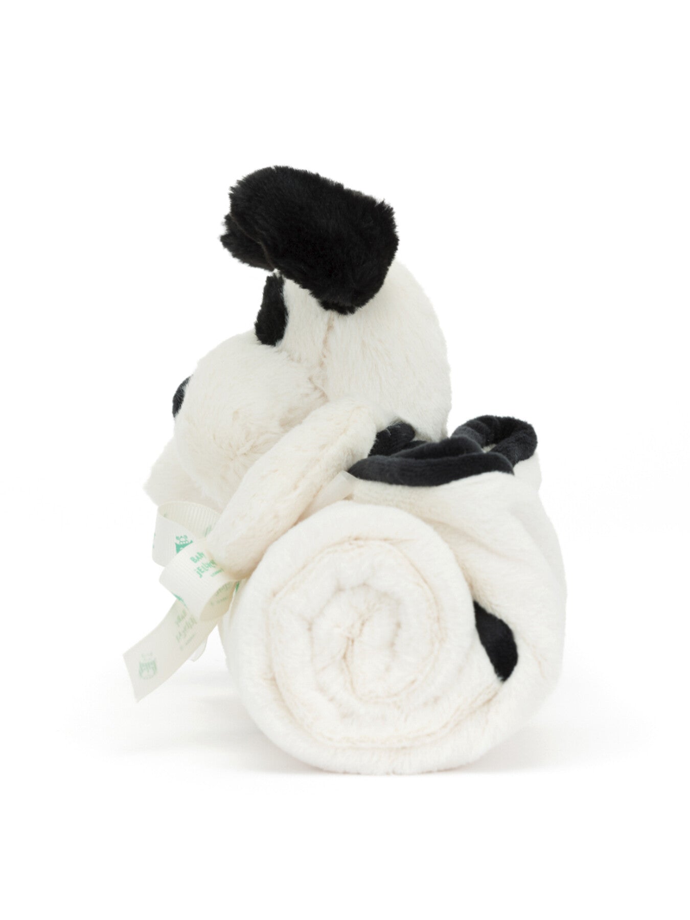 Bashful Black Cream Puppy Blankie