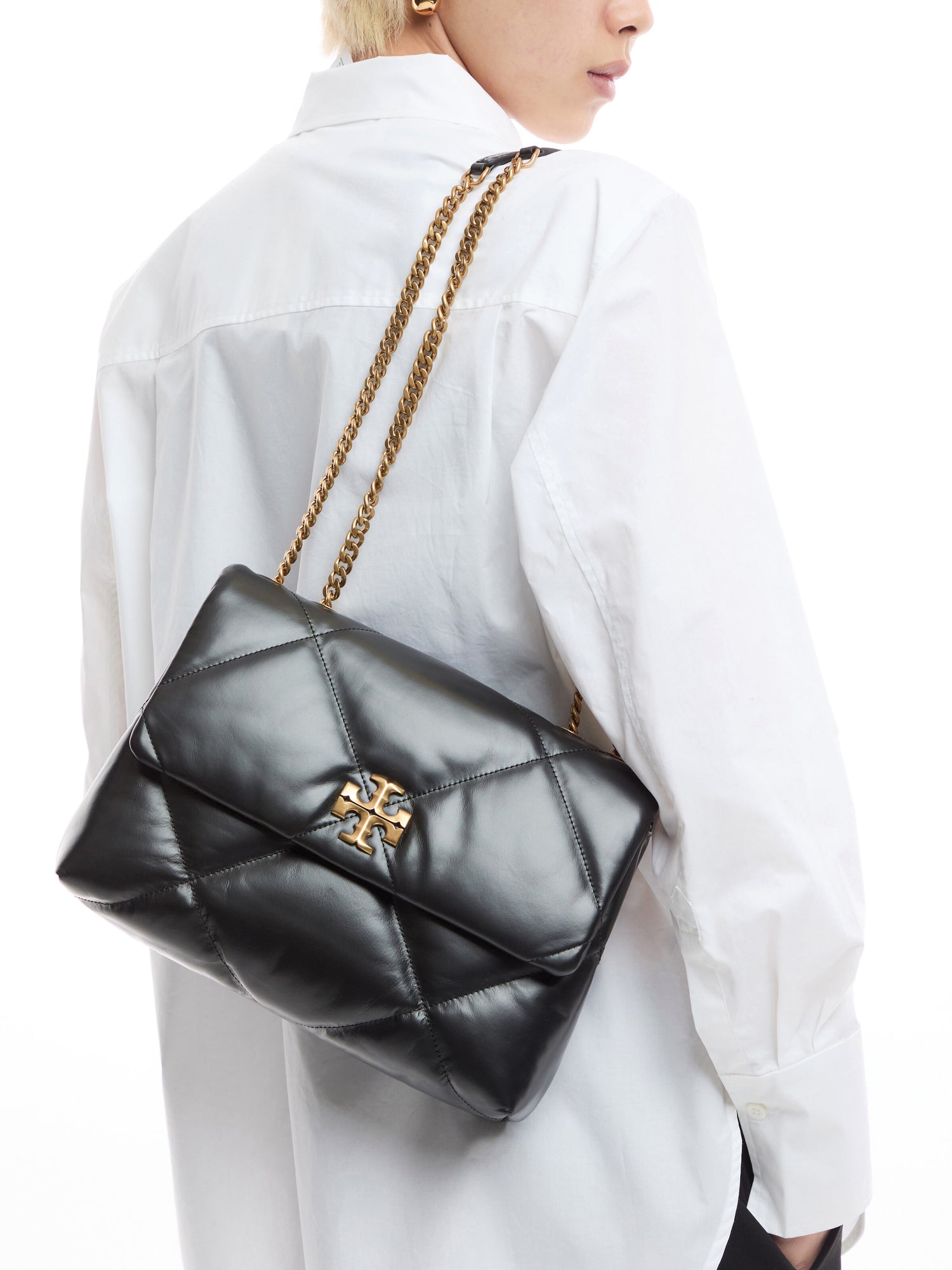 Kira Diamond Quilt Convertible Shoulder Bag