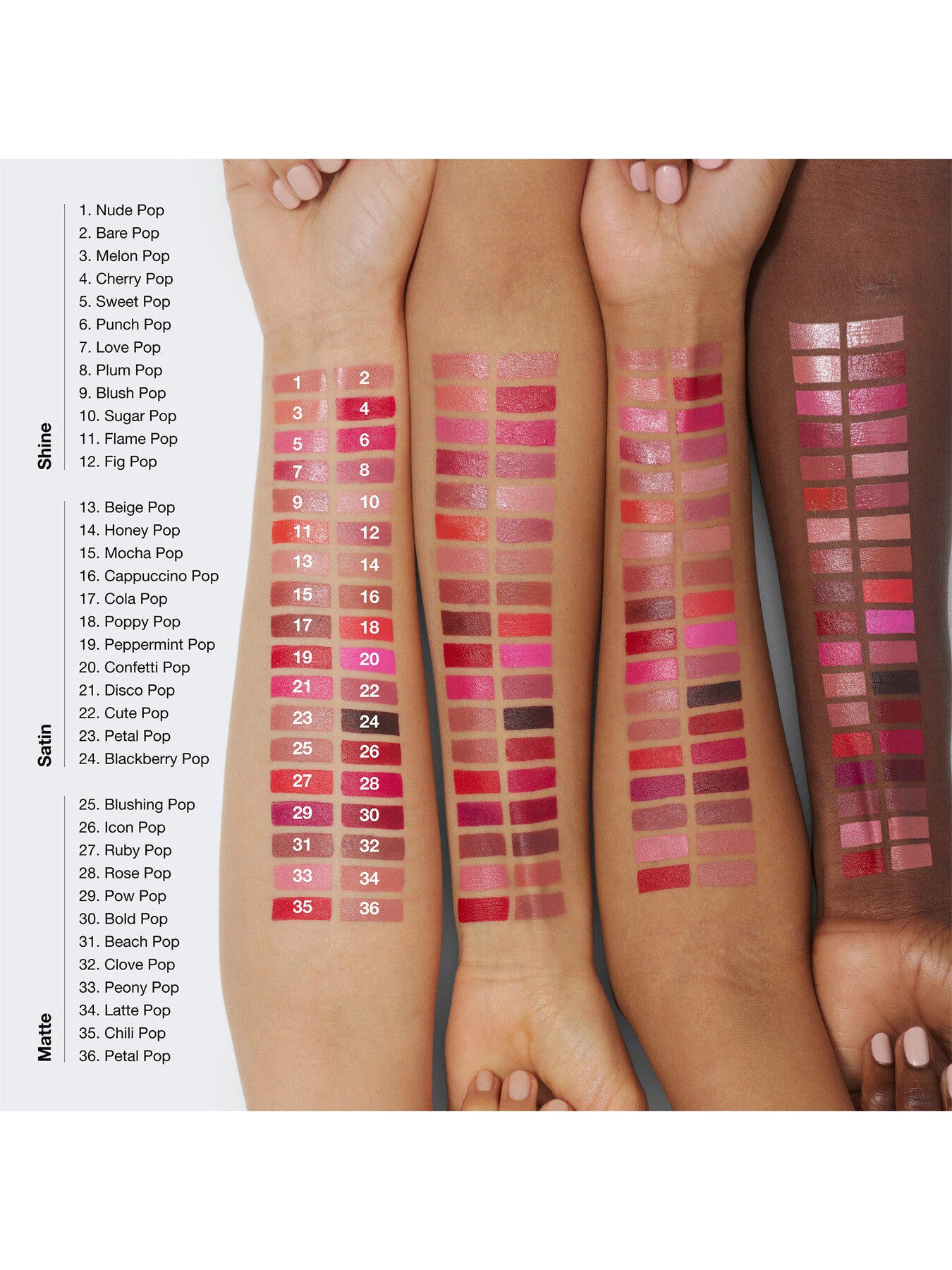 Pop Longwear Lipstick - Shine Finish