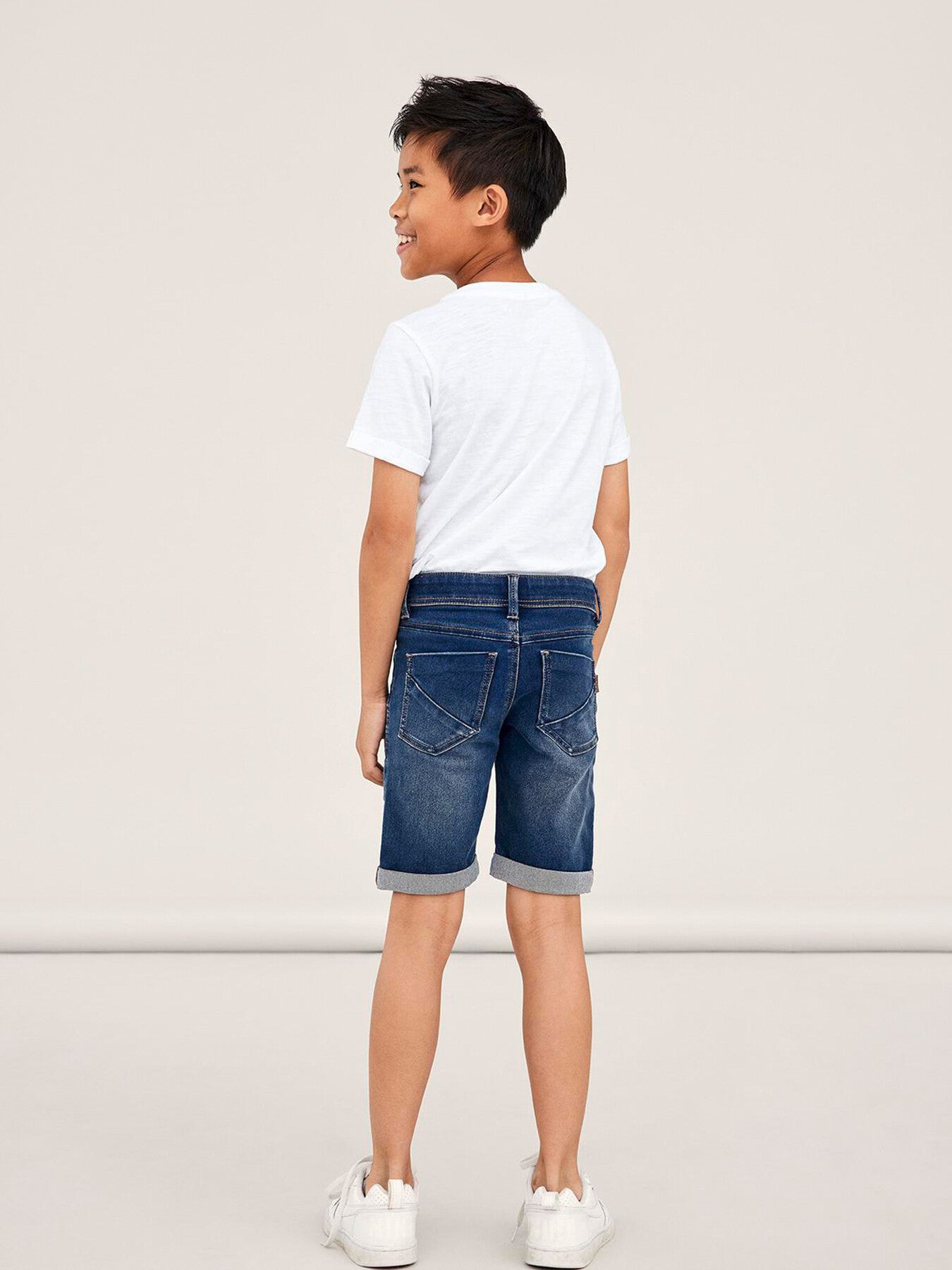 Slim Fit Long Shorts