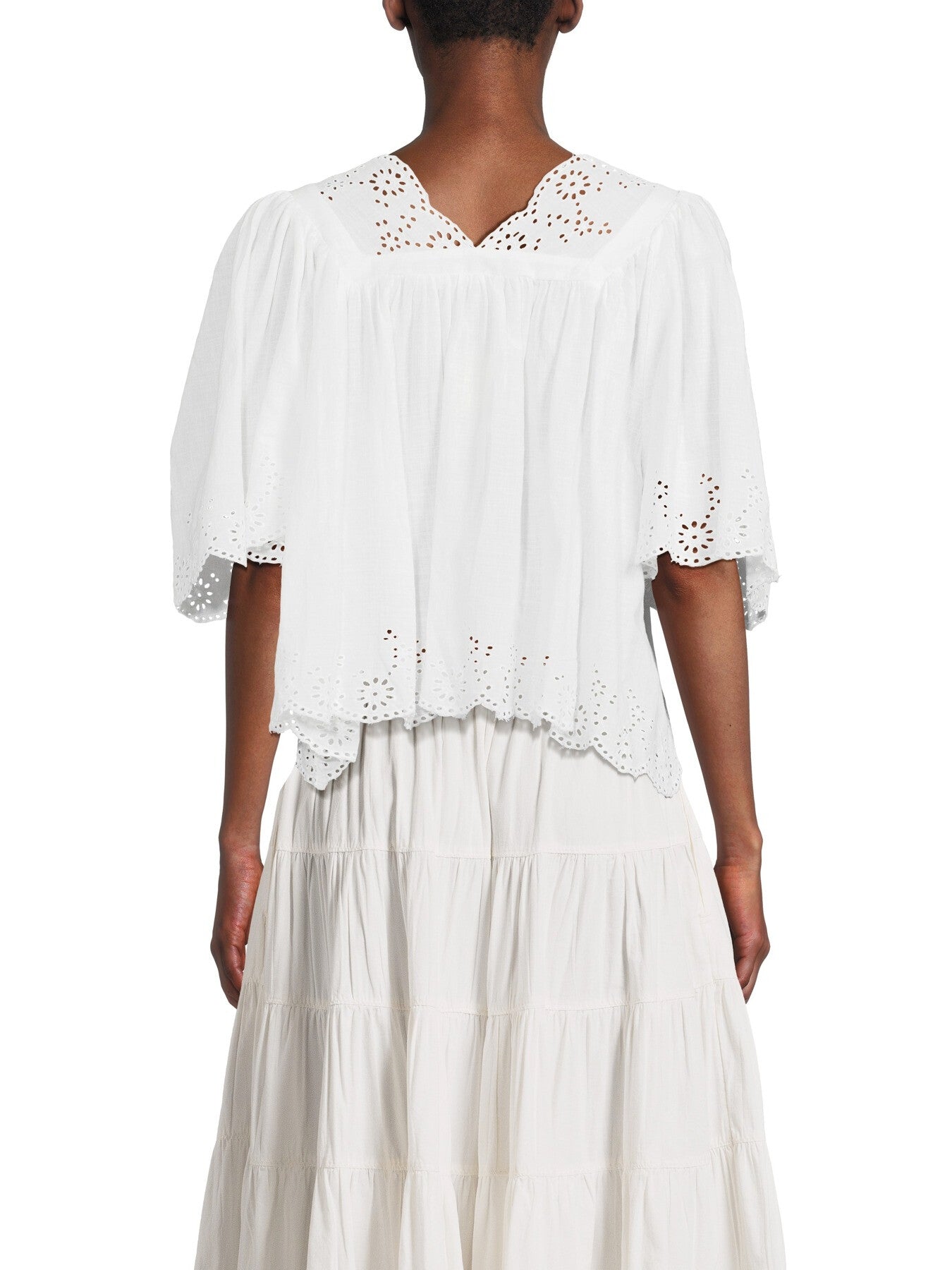 Costa Eyelet Top