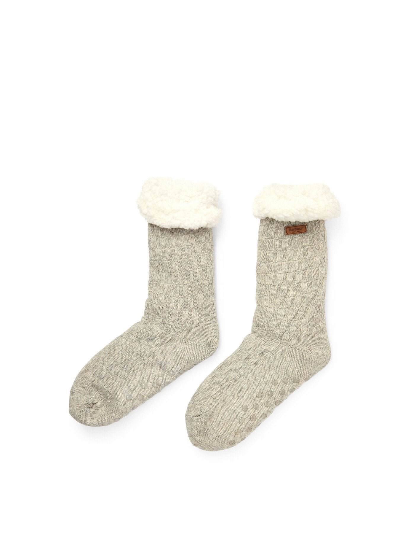 Barbour Cable Knit Lounge Socks