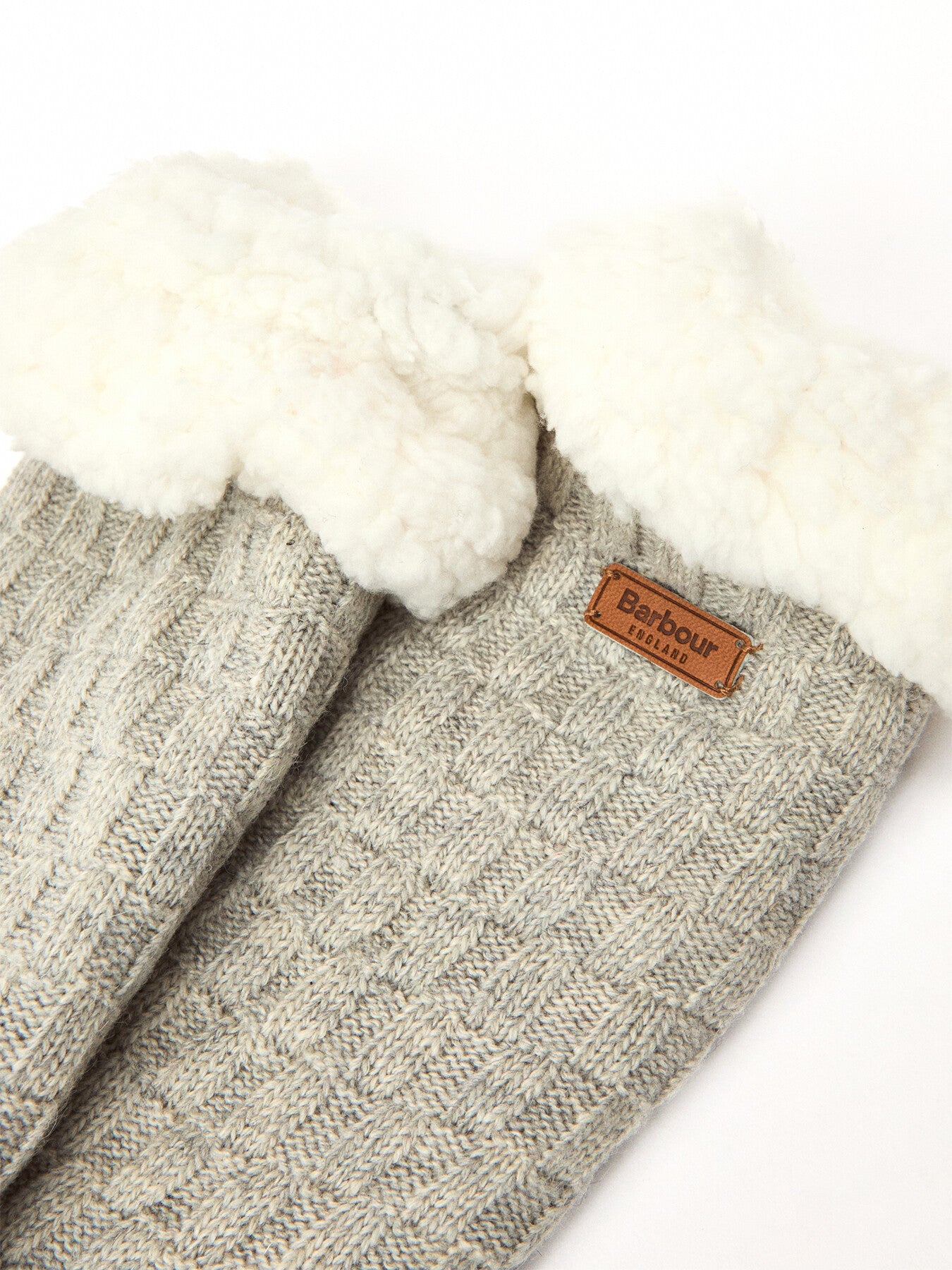 Barbour Cable Knit Lounge Socks