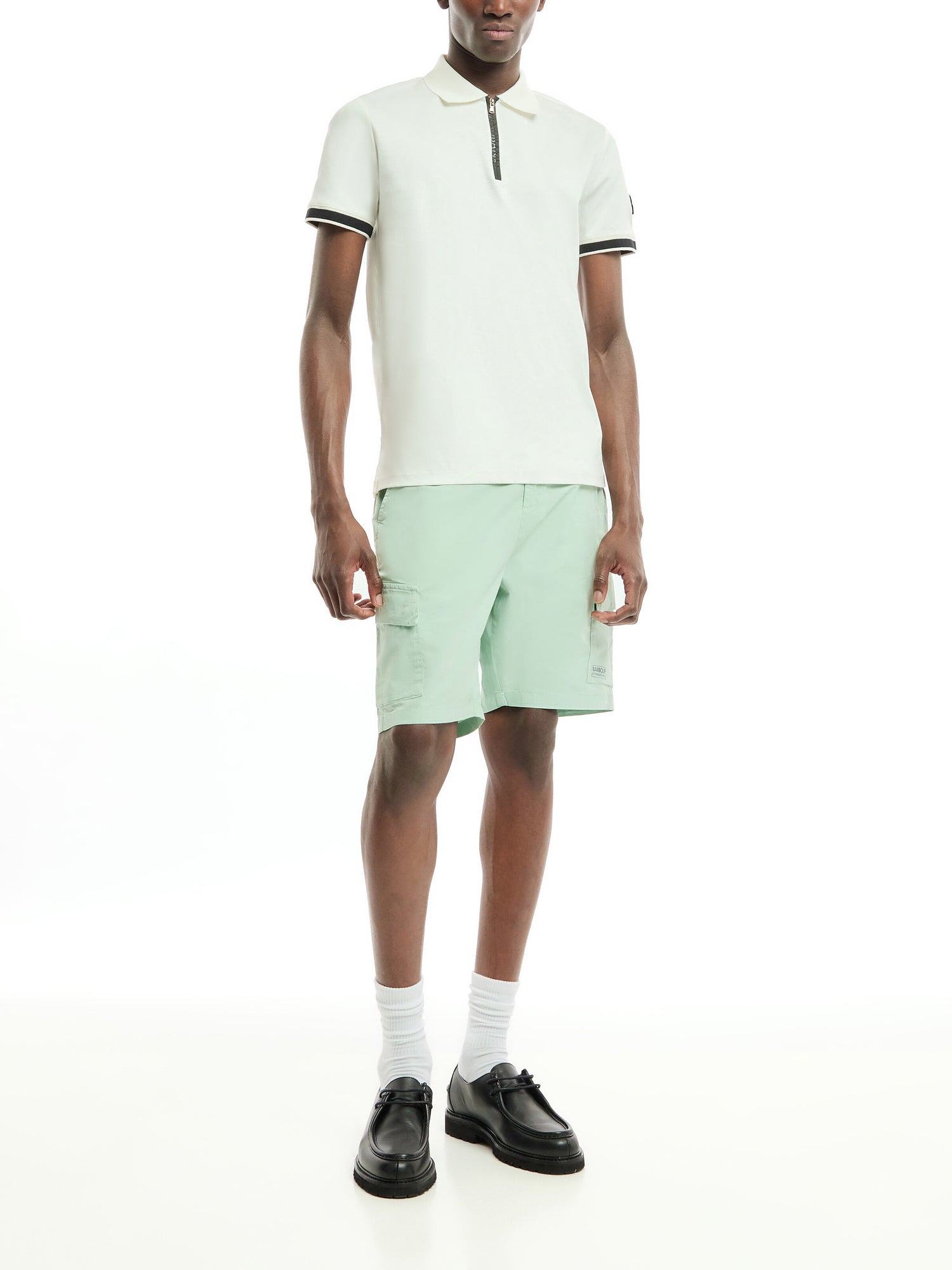 Silicone Zip Polo Shirt