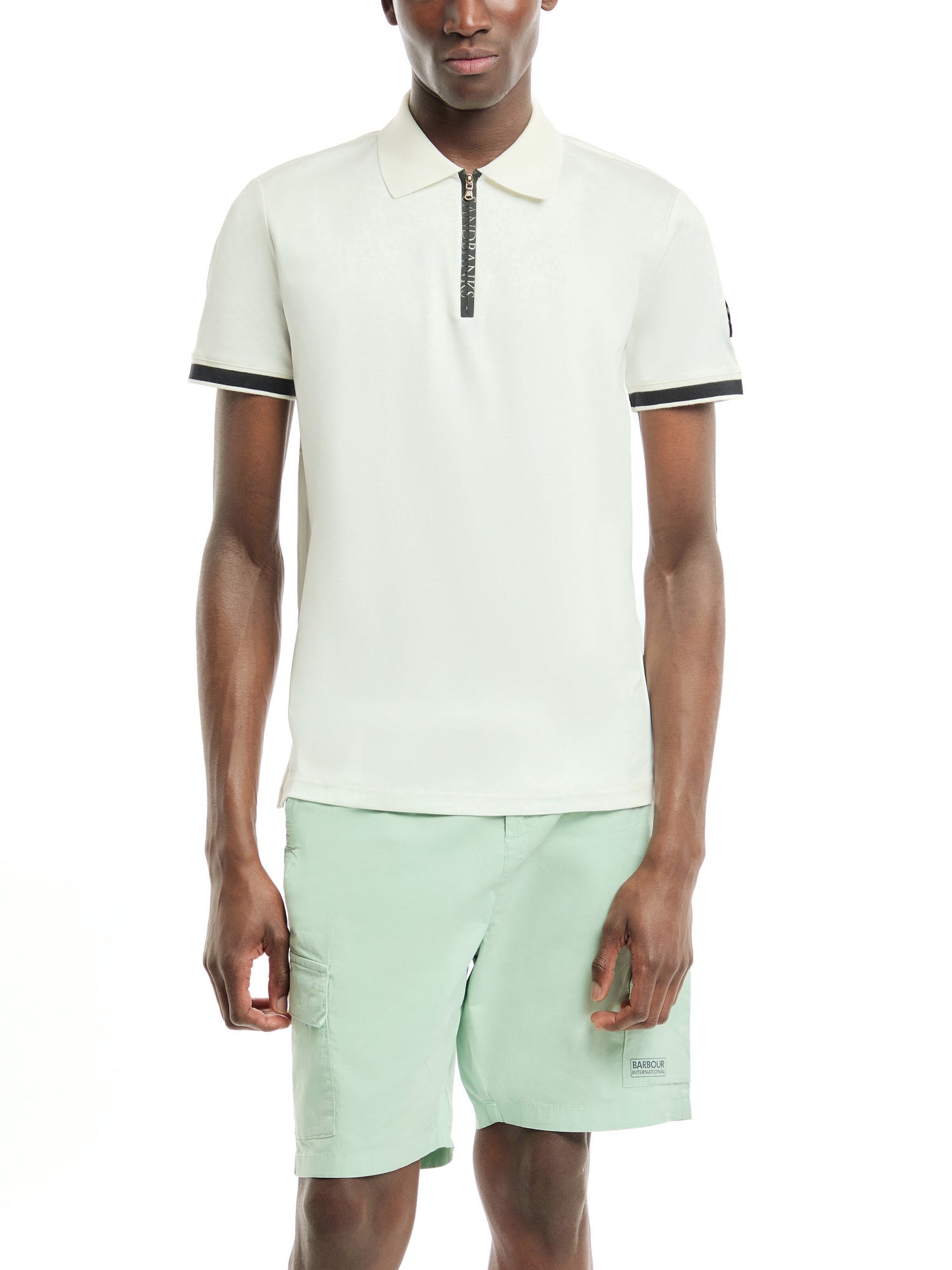 Silicone Zip Polo Shirt