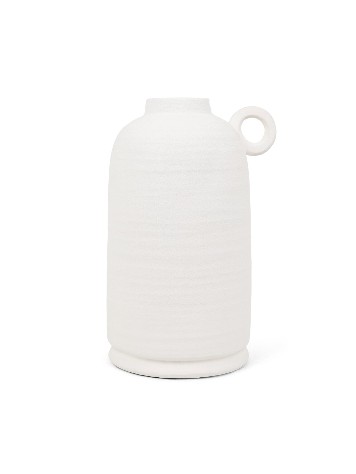 Cement Vase With Handle