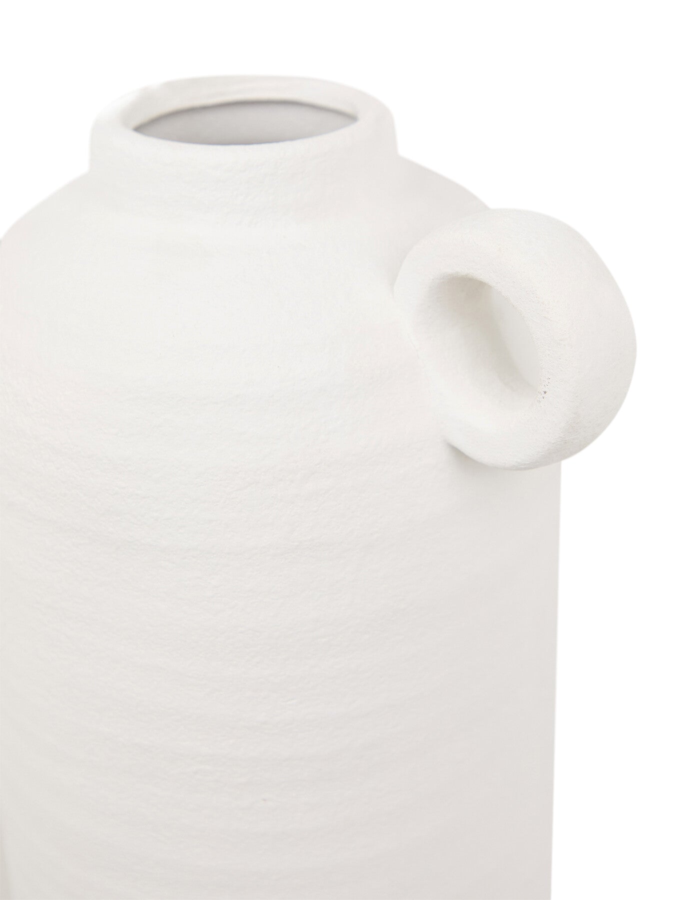 Cement Vase With Handle