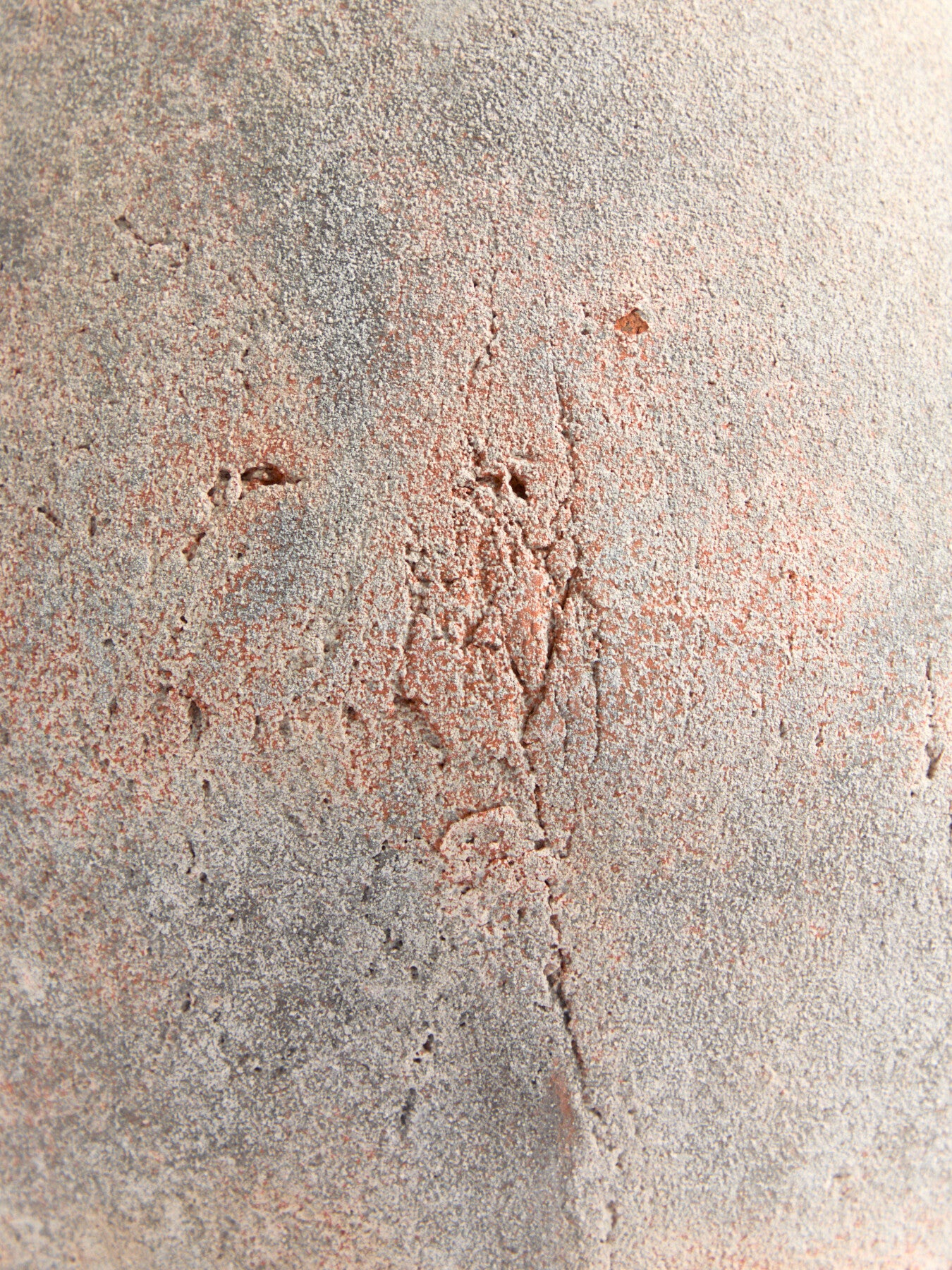 Distressed Terracotta Vase With Handles