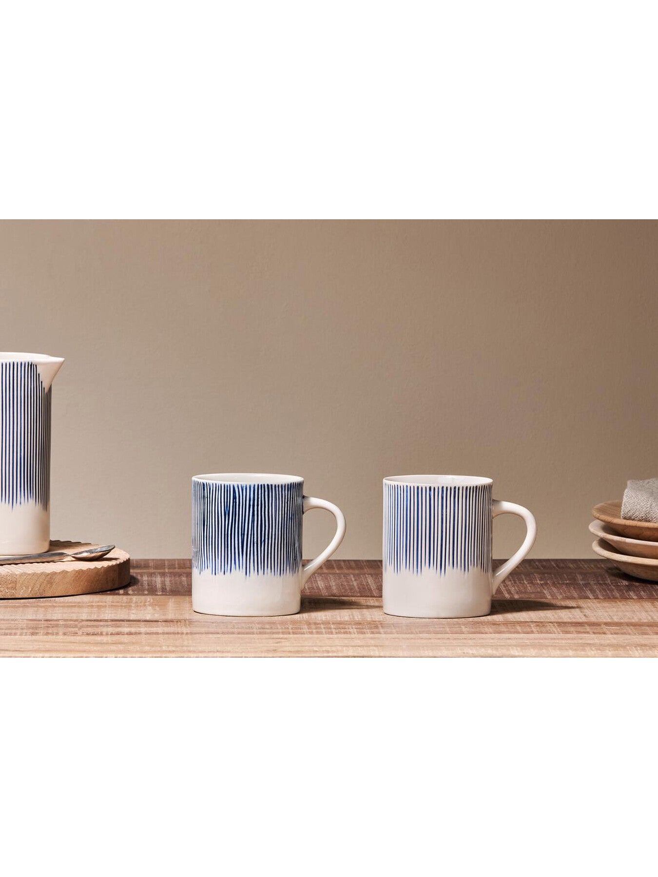 Karuma Tall Ceramic Mug Set of 2