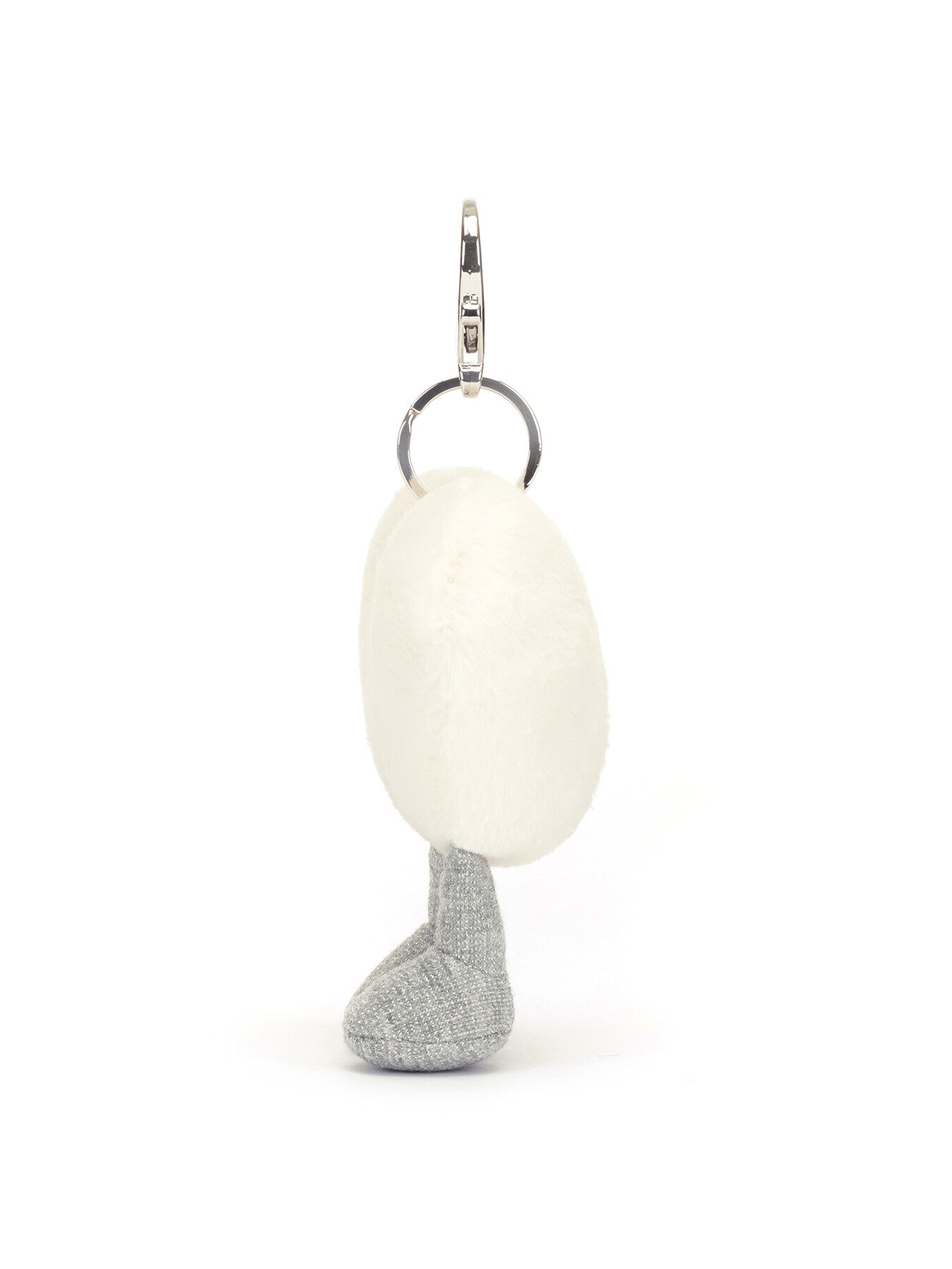 Amuseable Cream Heart Bag Charm