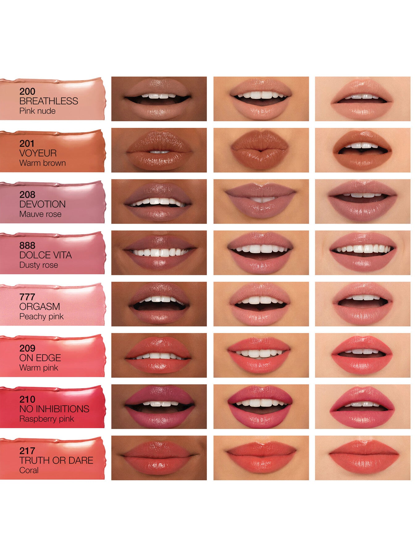 Nars Afterglow Sensual Shine Lipstick