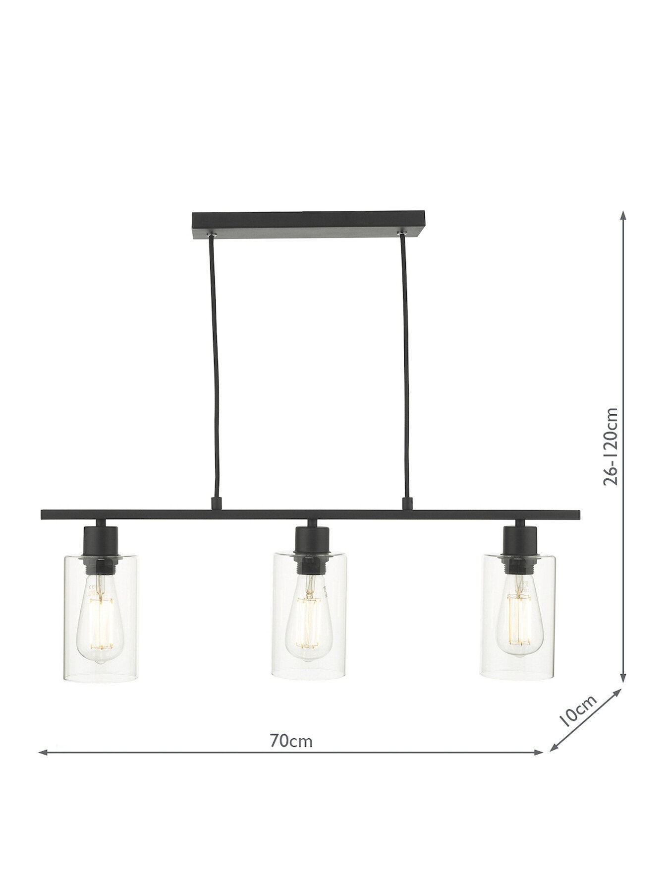 Miu 3 Light Bar Pendant