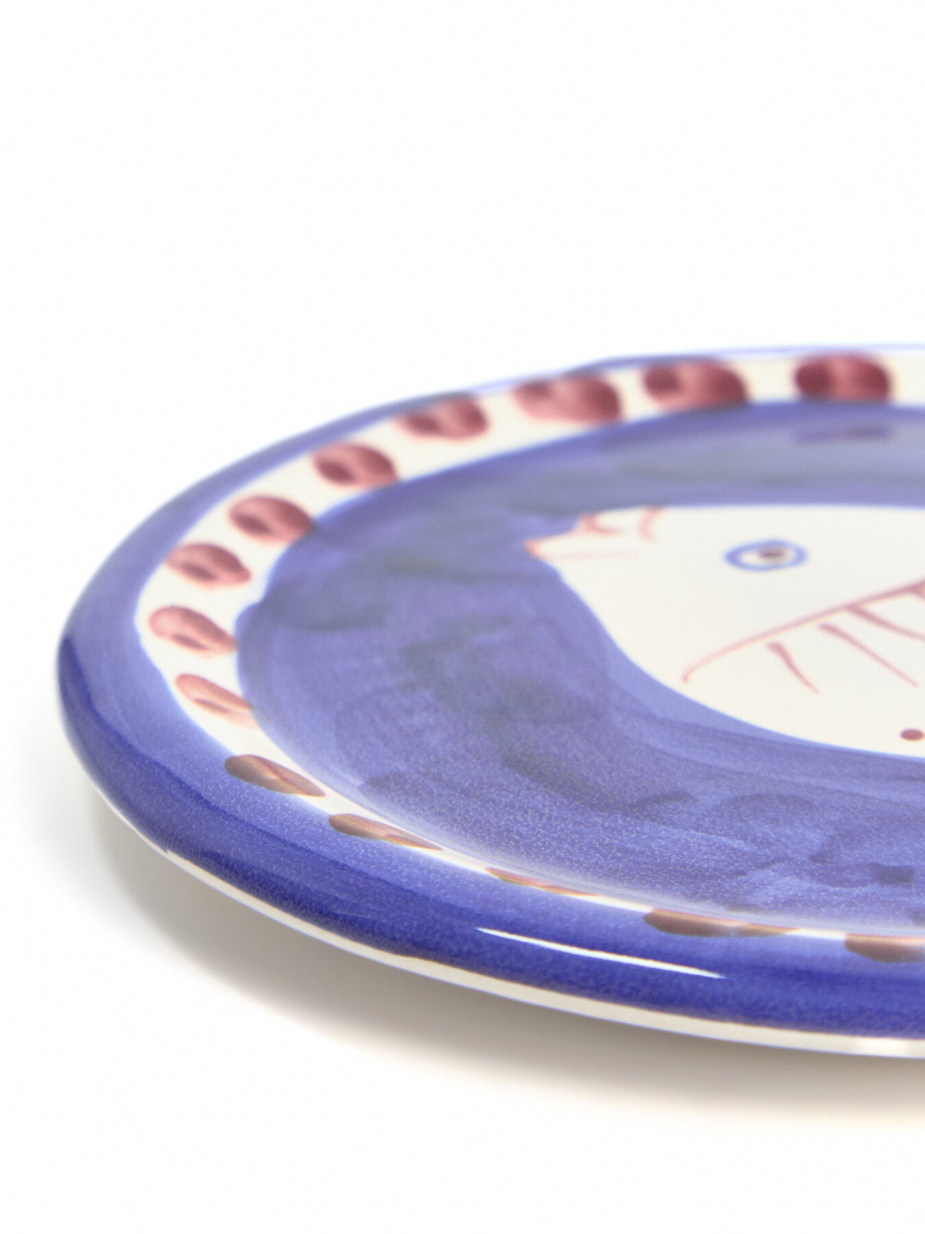 Materia Decorated Poseidon Bread Plate