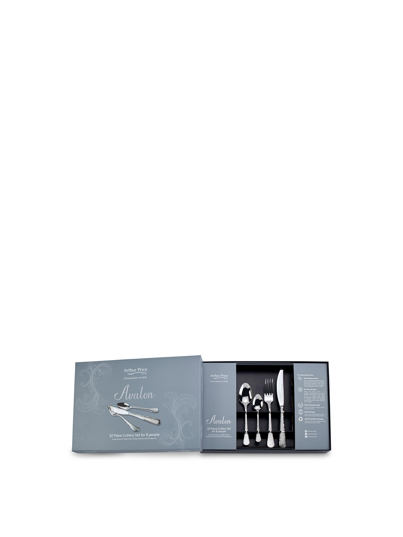 Avalon 32 Piece 8 Person Cutlery Set