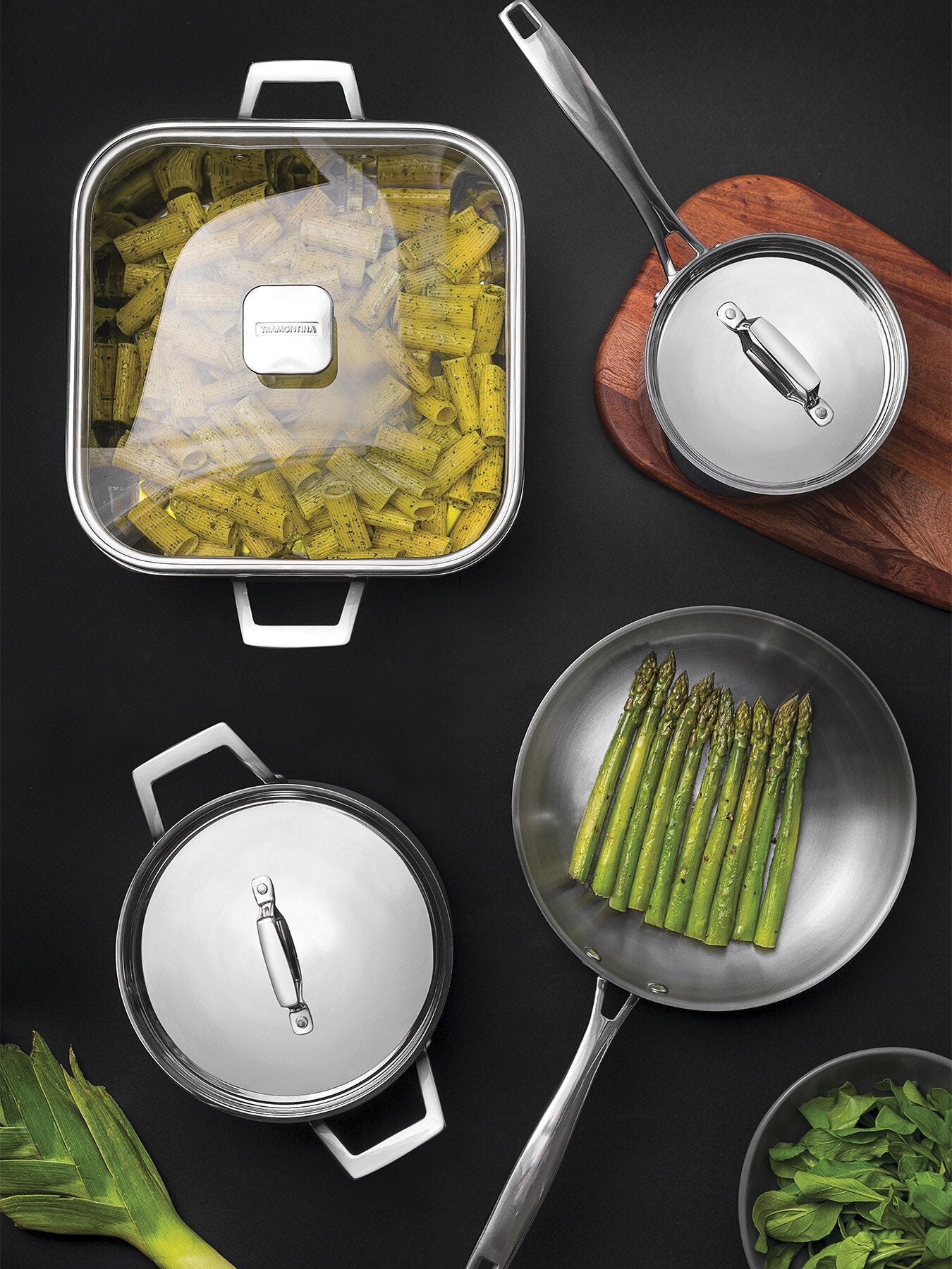 Grano Tri-Ply Stainless Steel Saucepan 2.2L
