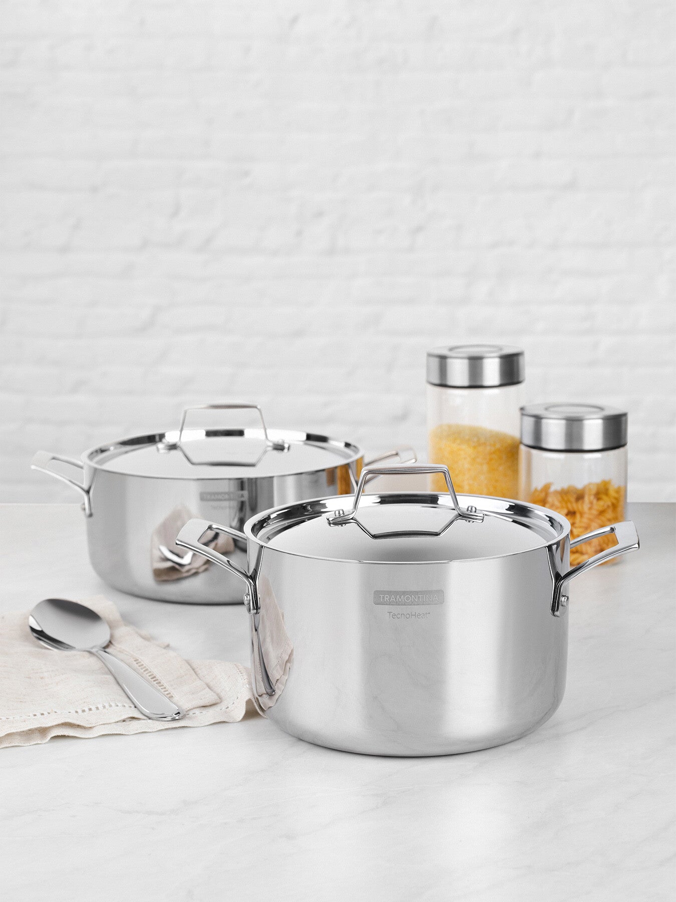 Grano Tri-Ply Stainless Steel Deep Casserole 5.8L