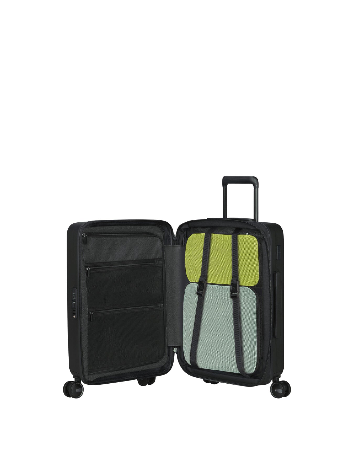 Restackd Spinner Exp Easy Access Black 55cm