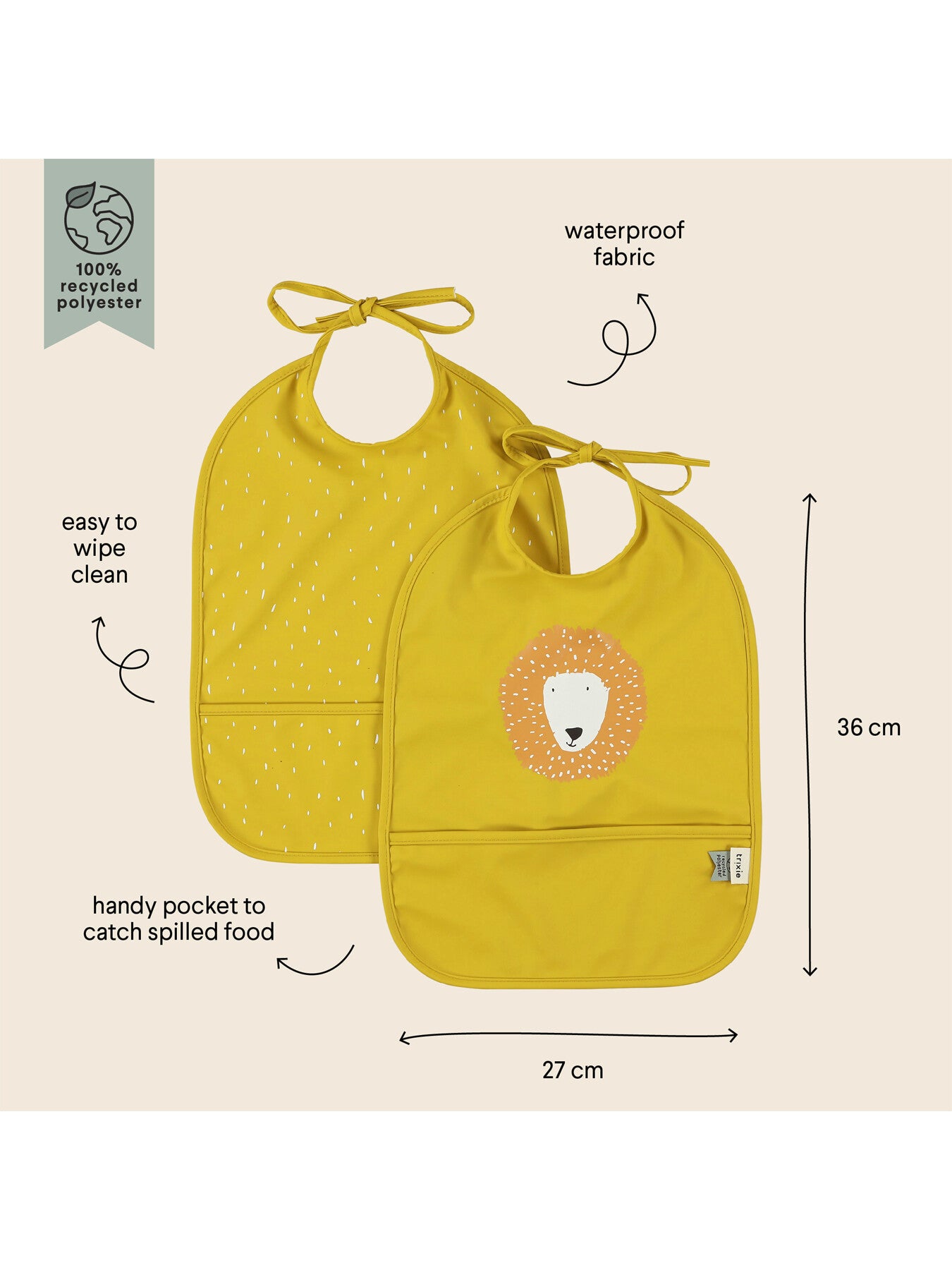 Mr Lion Waterproof Bib 2 pack