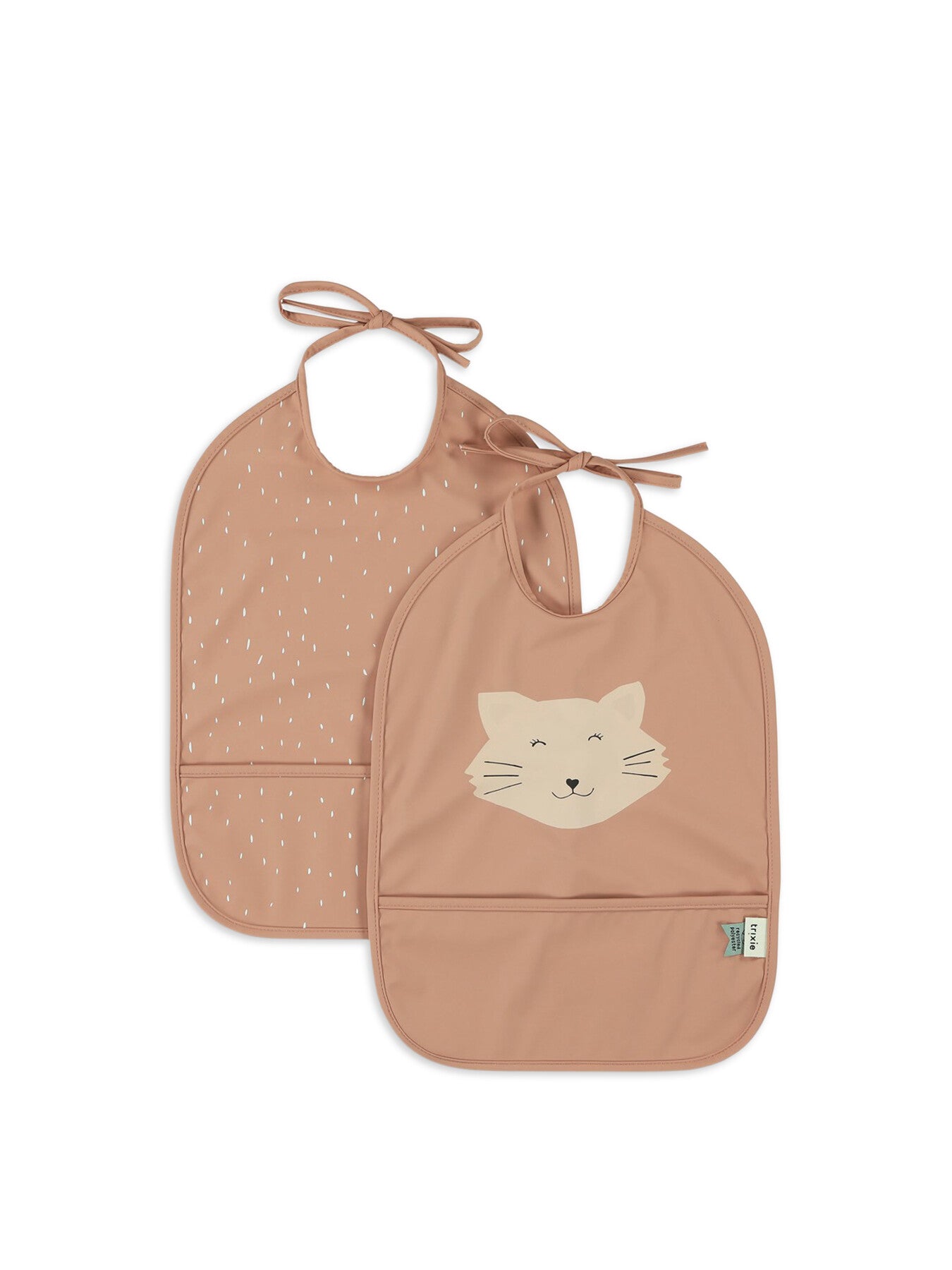 Mrs Cat Waterproof Bib 2 pack